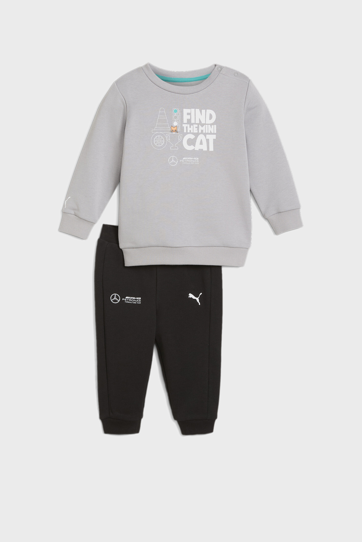 Детский спортивный костюм (свитшот, брюки) Mercedes-AMG Petronas F1® Crew Joggers Set Toddler 1