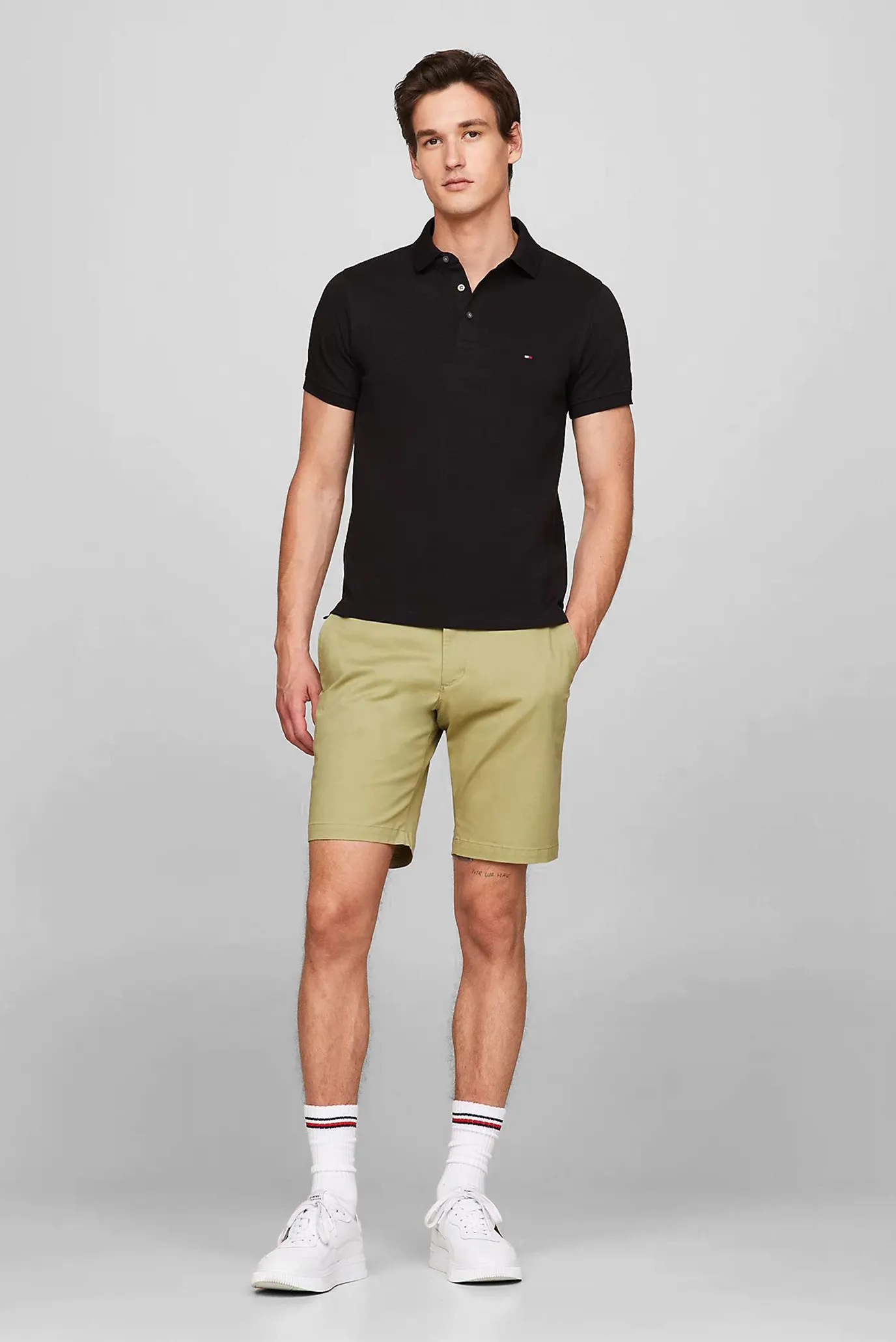 Чоловіче чорне поло 1985 SLIM 2