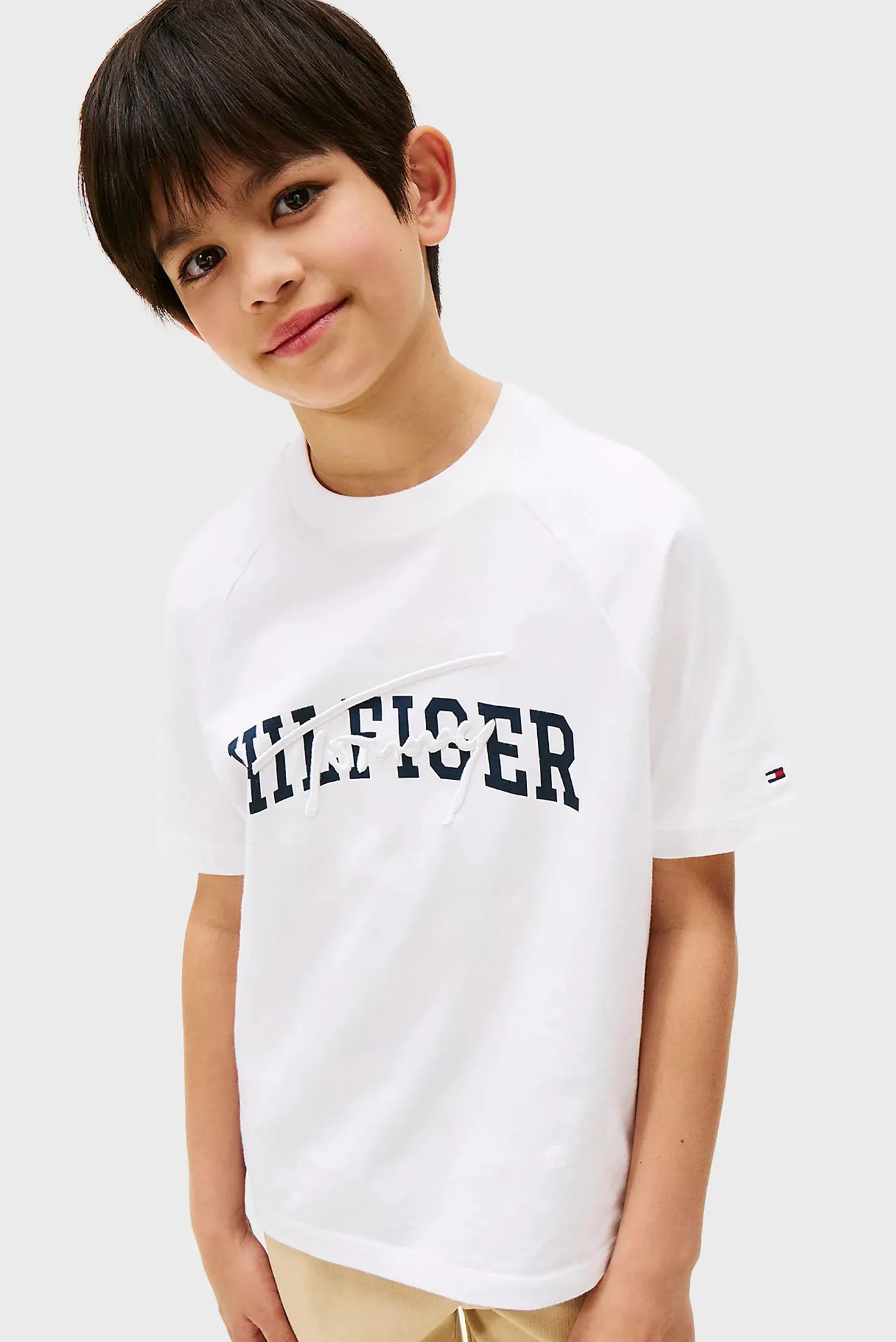 Дитяча біла футболка TH MIXED GRAPHIC 4