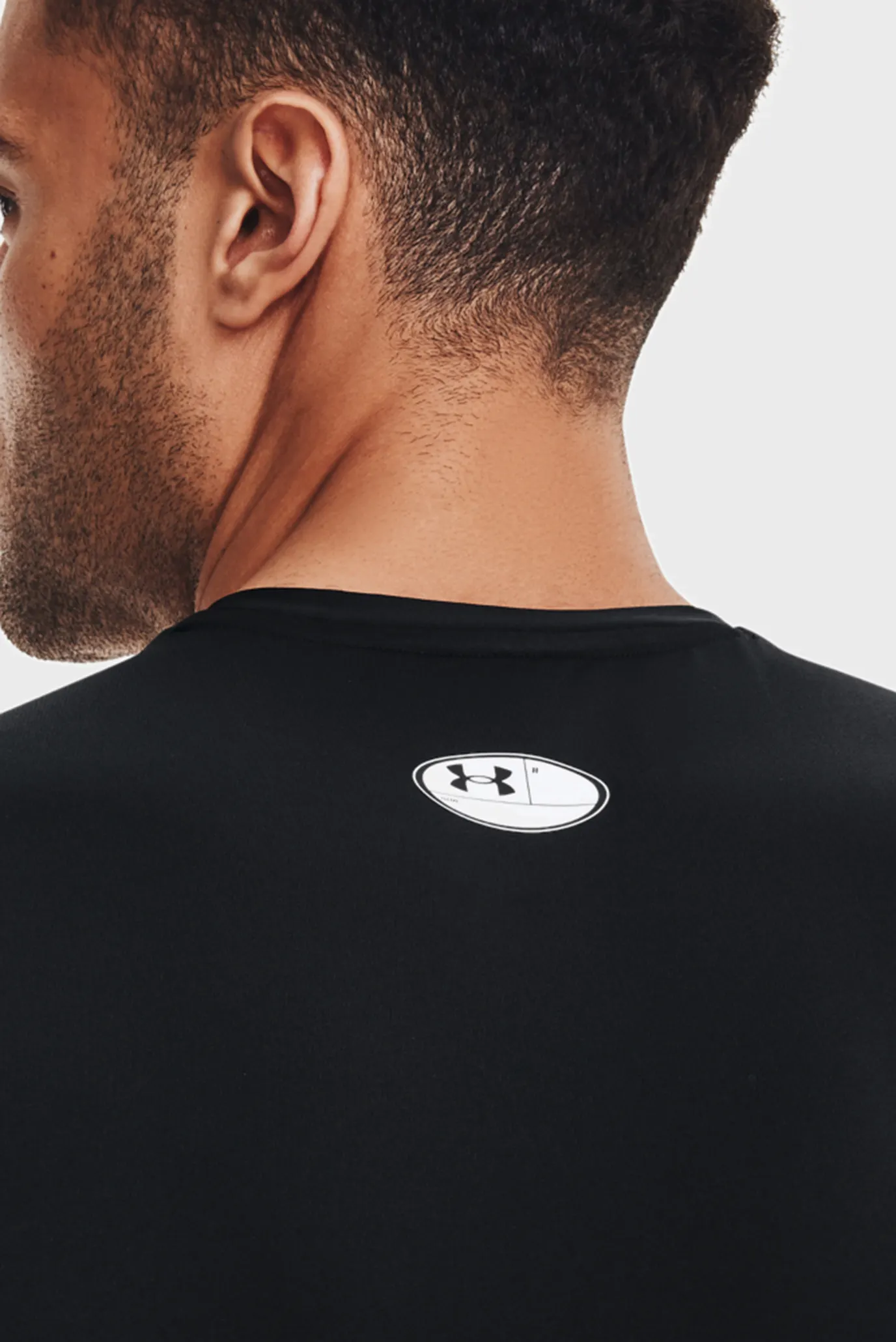 Чоловіча чорна майка UA HG Armour Comp SL 4