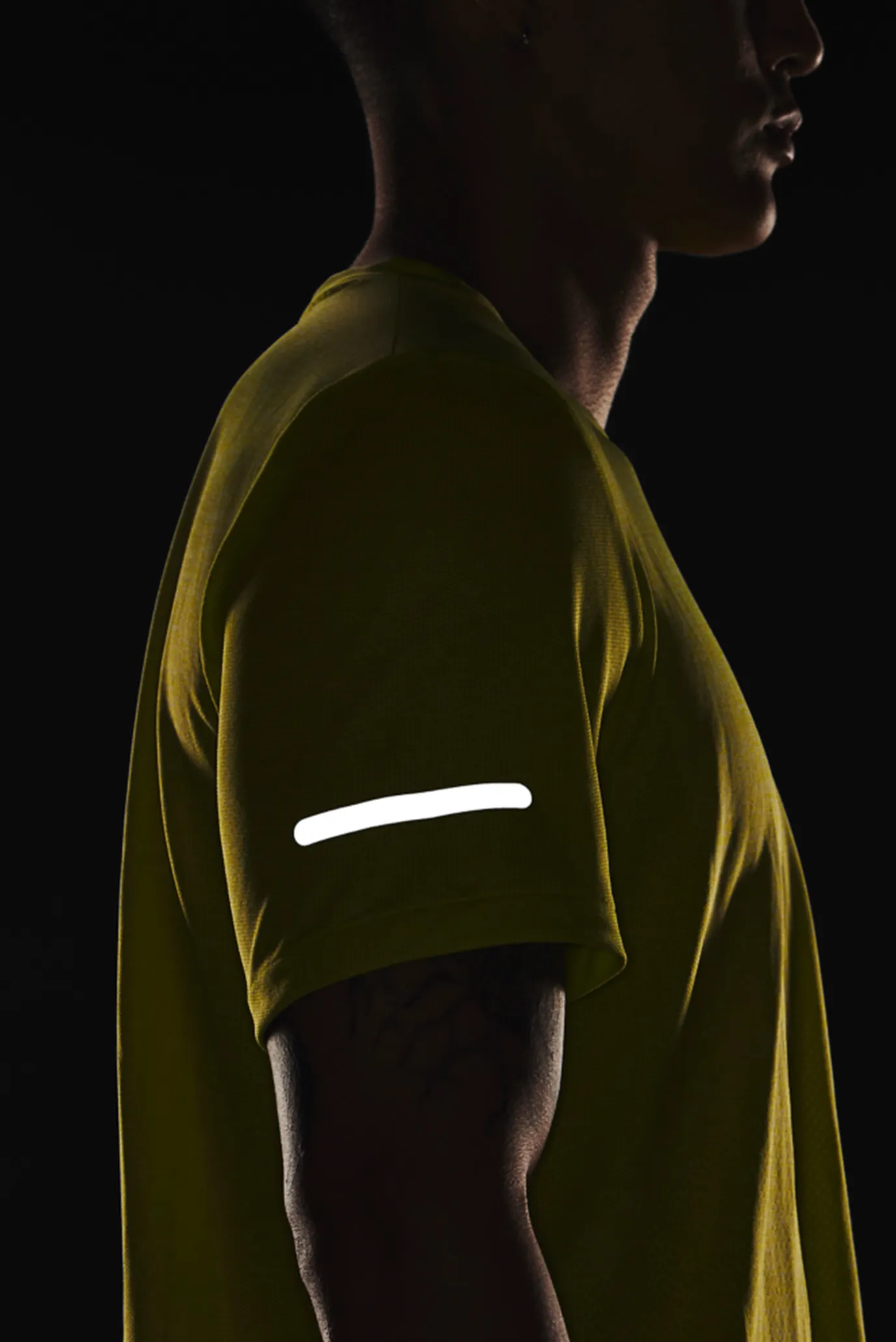 Мужская салатовая футболка UA SEAMLESS STRIDE SS 4