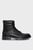 Мужские черные кожаные ботинки WARM PADDED HILFIGER LTH BOOT