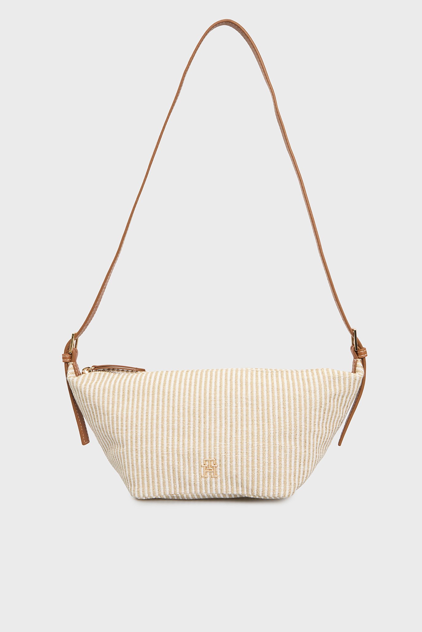 Женская бежевая сумка в полоску TH PREMIUM BEACH LE SLING BAG Бежевый ONESIZE Tommy Hilfiger AW0AW17177 Женская бежевая сумка в полоску TH PREMIUM BEACH LE SLING BAG Бежевый ONESIZE Tommy Hilfiger AW0AW17177