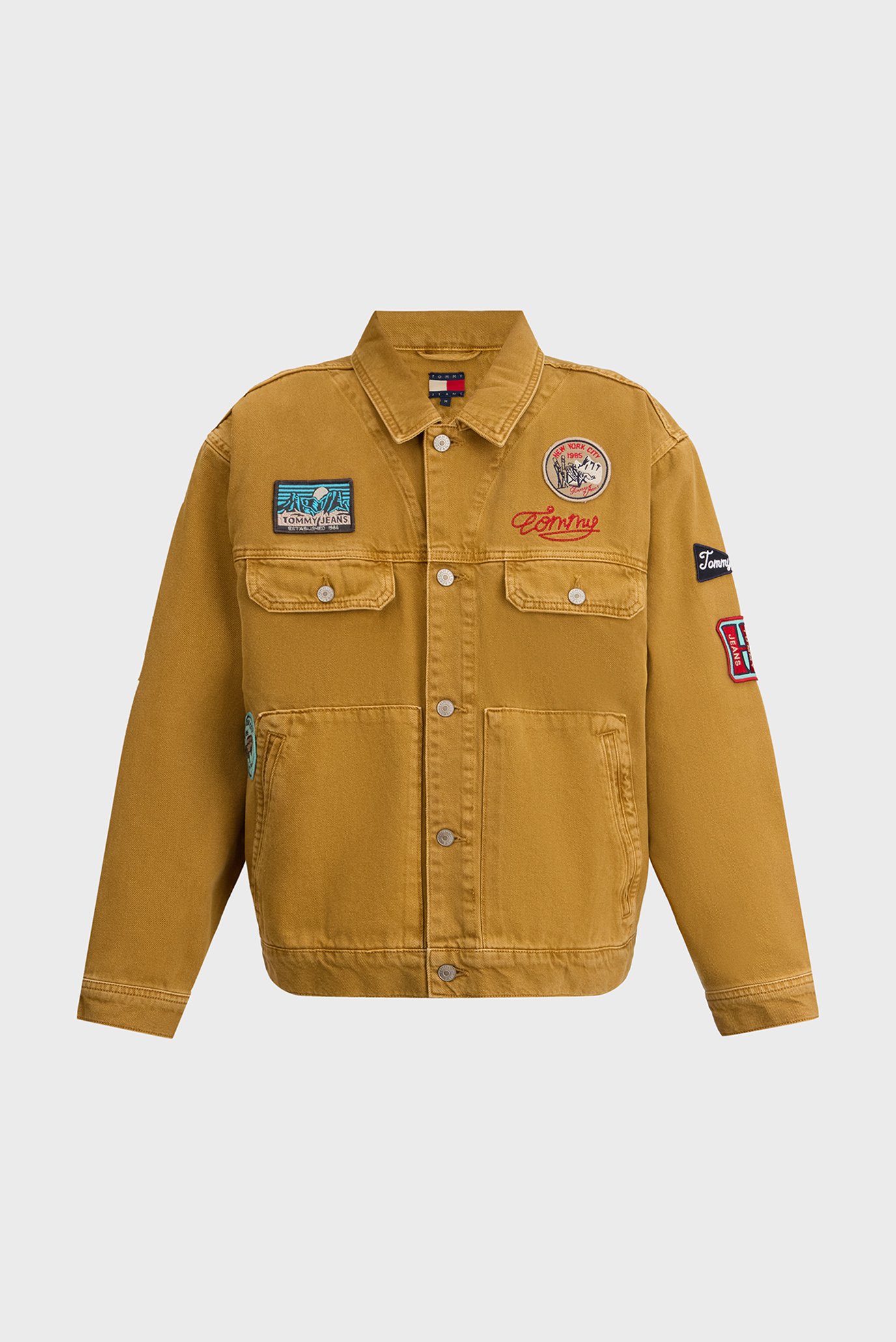 Чоловіча гірчична джинсова куртка TJM MULTI PATCH JACKET 1