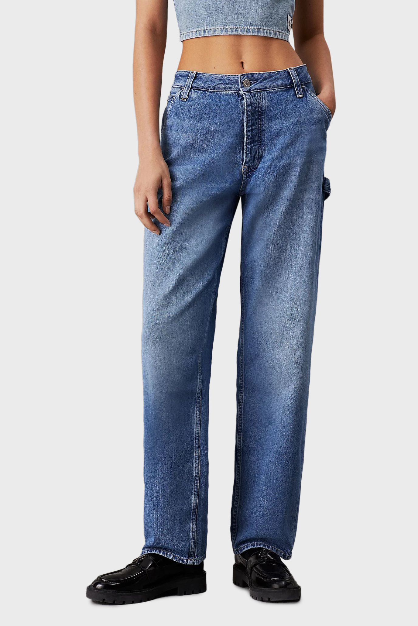 Жіночі сині джинси 90'S STRAIGHT HAMMER LOOP 1