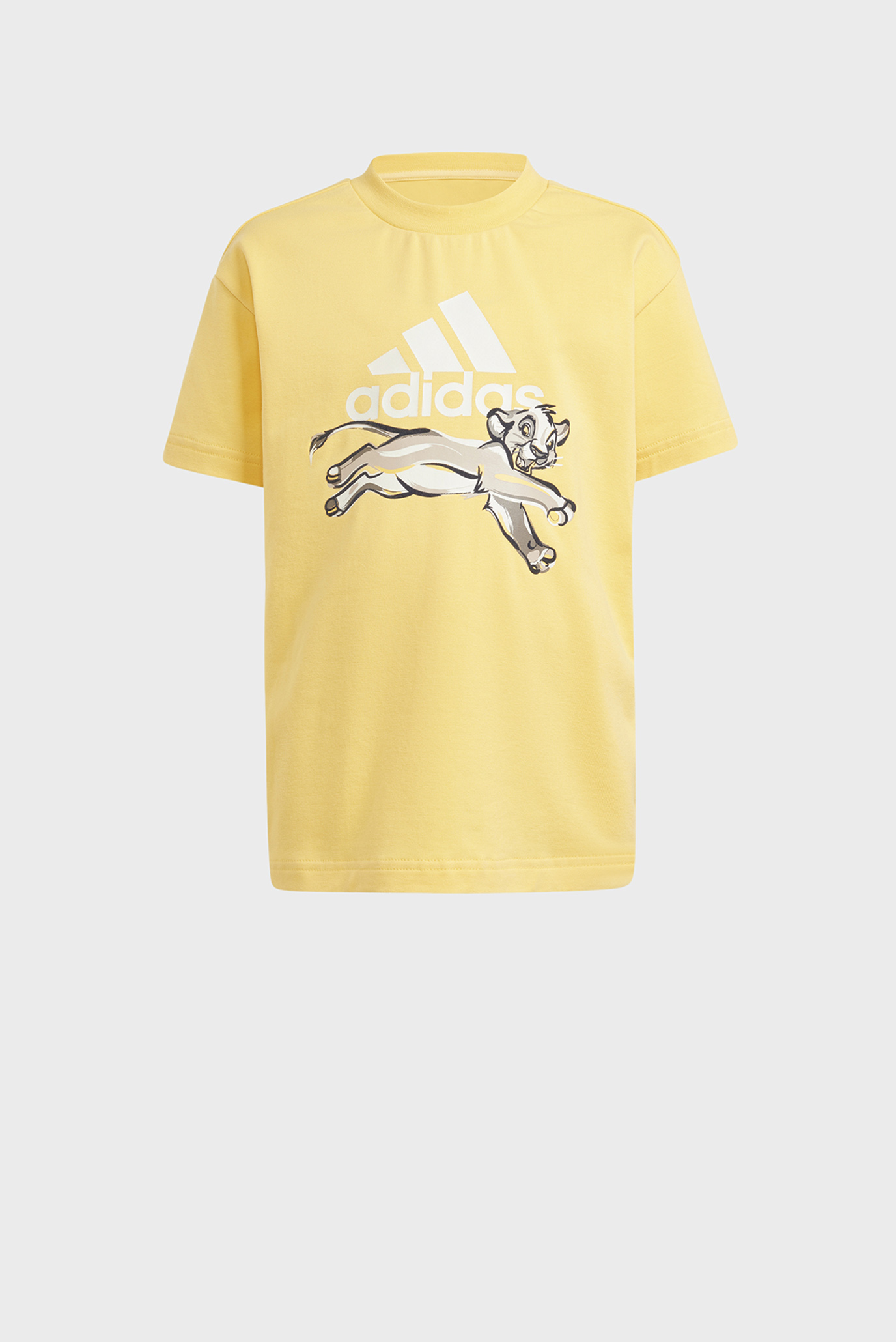 Детская желтая футболка adidas Disney Lion King 1