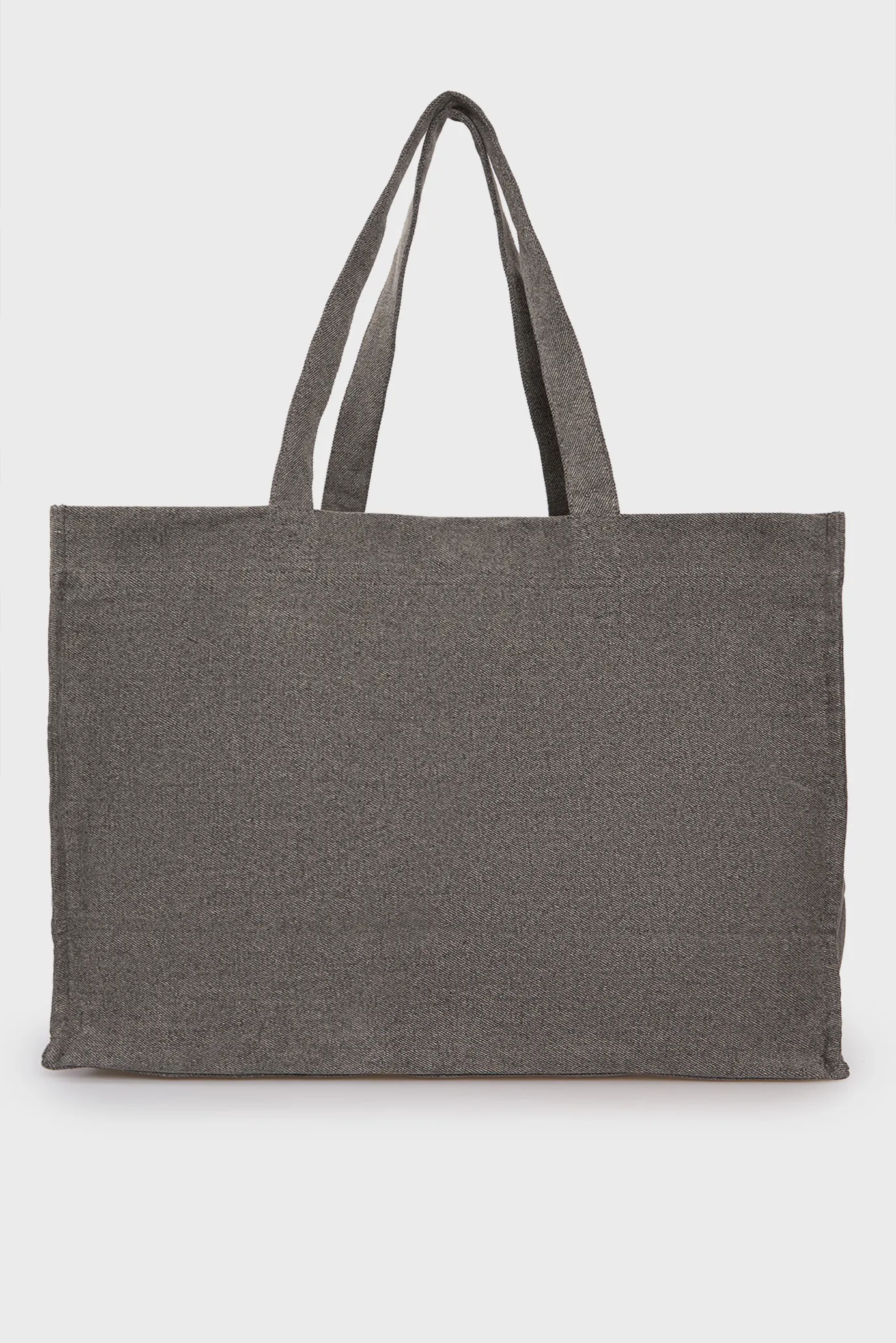 Жіночий темно-сірий джинсовий шопер ew logo 4