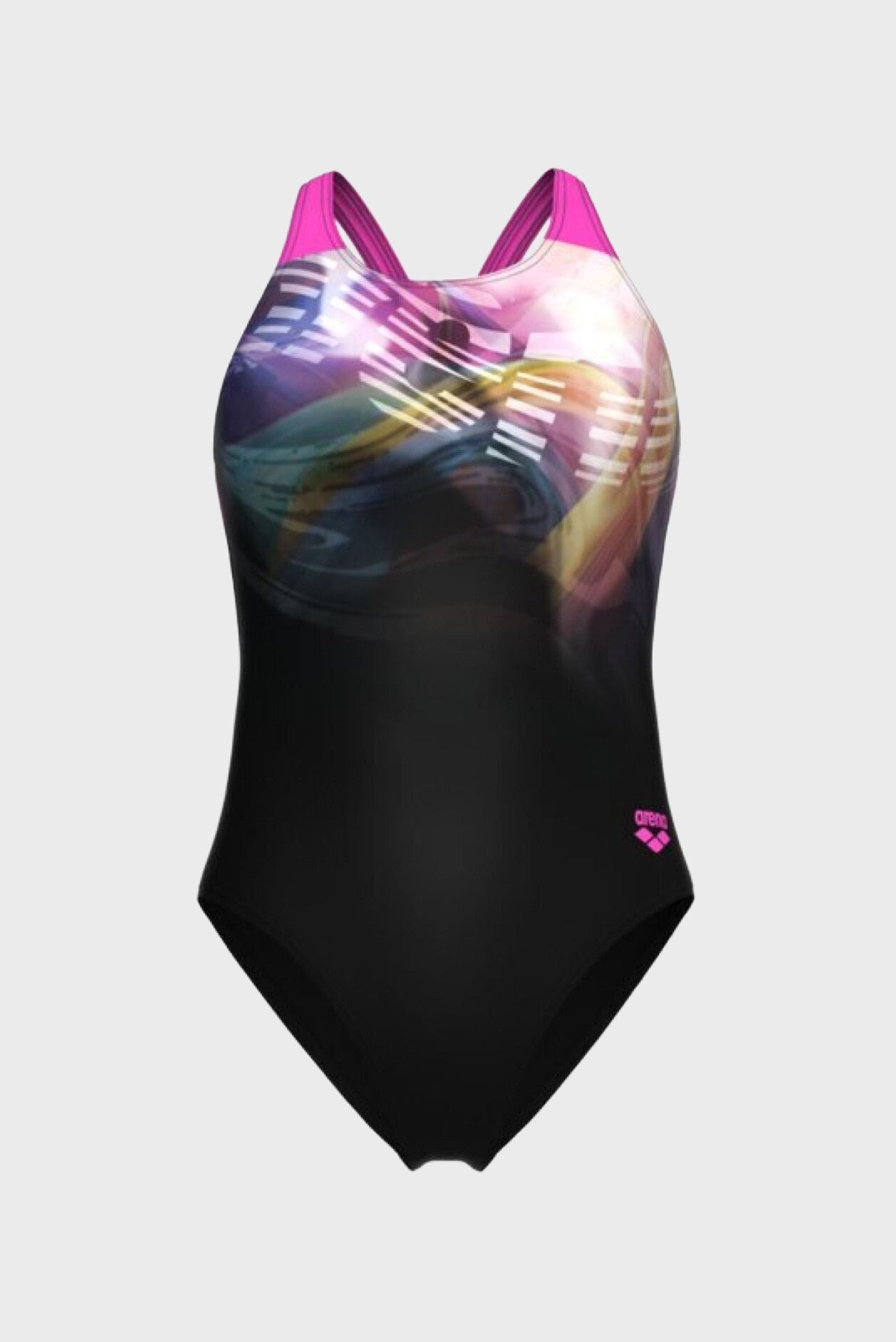 Женский черный купальник DREAMING SWIMSUIT V BACK Черный 38 Arena 010182-590 Женский черный купальник DREAMING SWIMSUIT V BACK Черный 38 Arena 010182-590