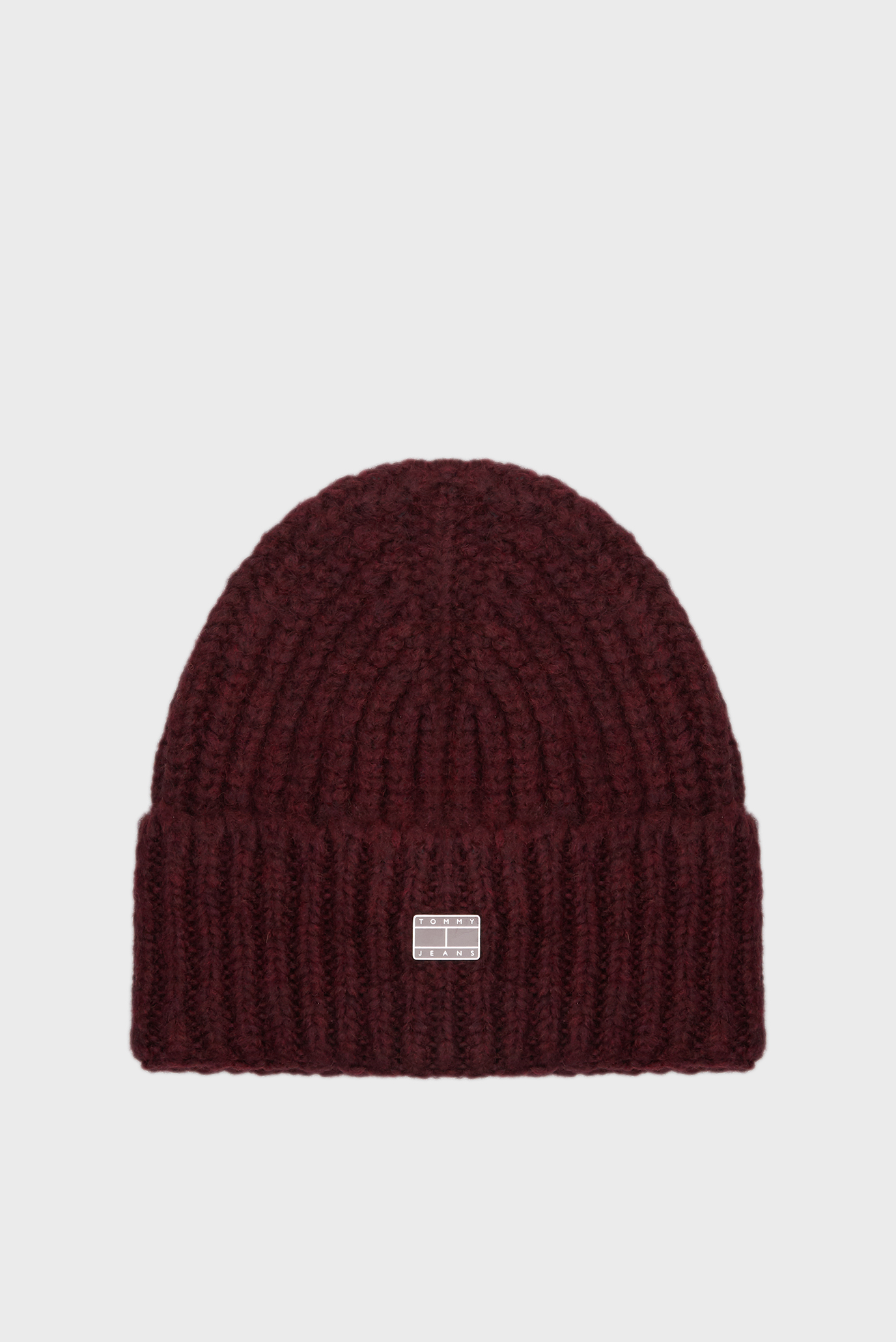 Женская бордовая шапка TJW CITY BOLD BEANIE 1