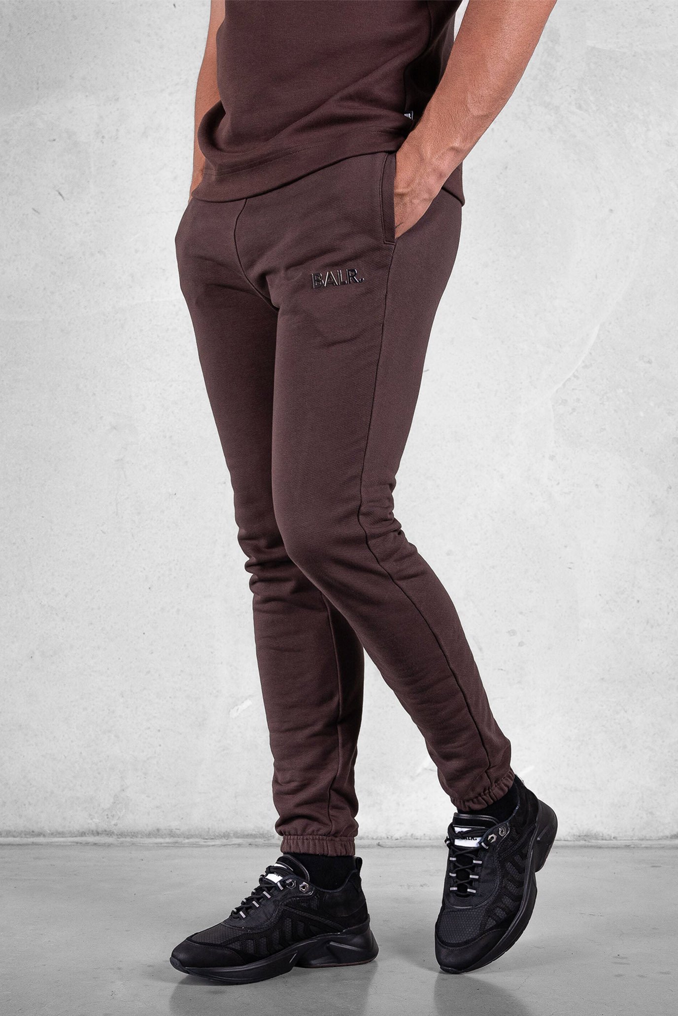 Мужские бордовые спортивные брюки Regular Metal Brand Jogger Java 1
