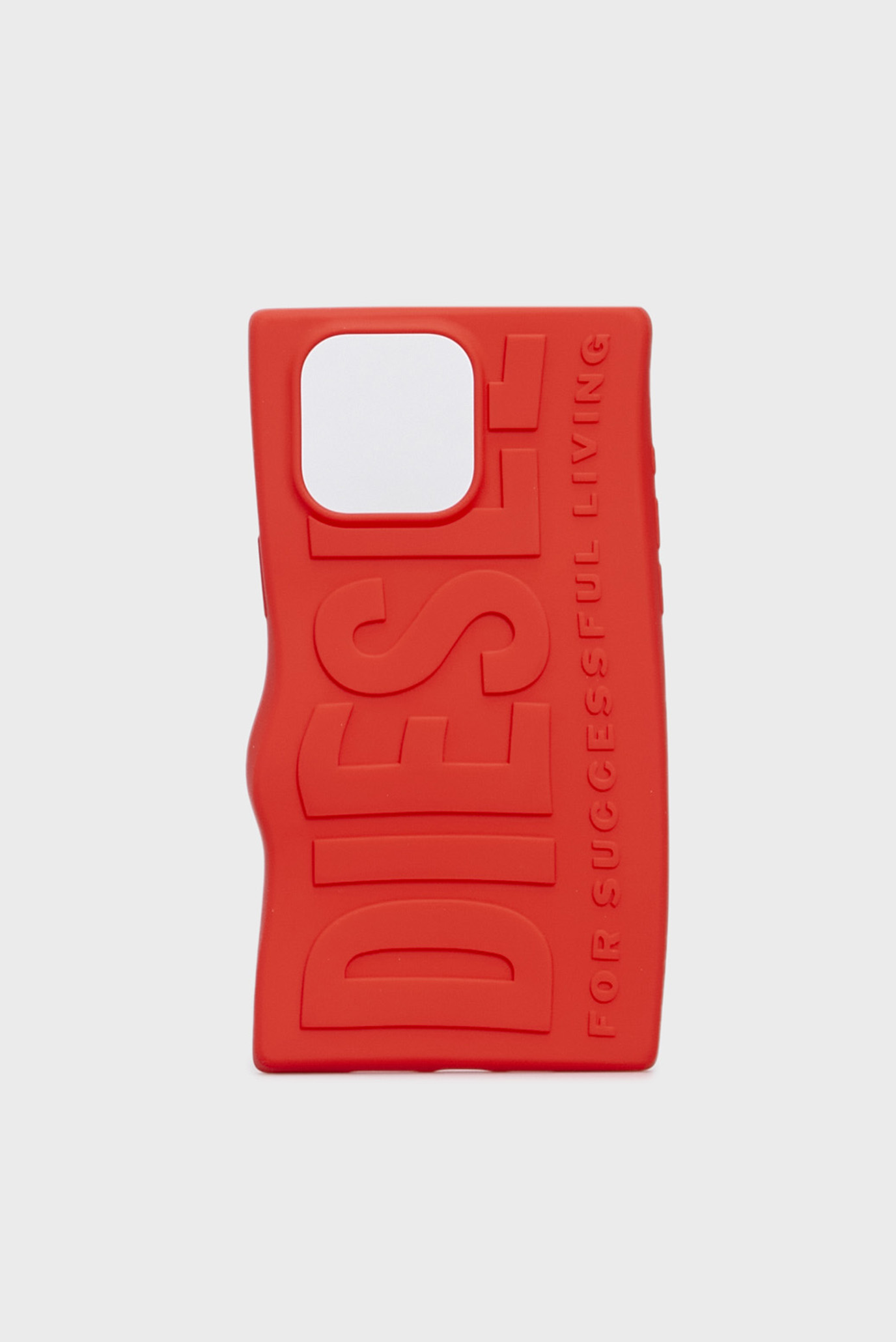 Красный чехол для телефона Diesel Silicone Case iP 15 Pro Max 1
