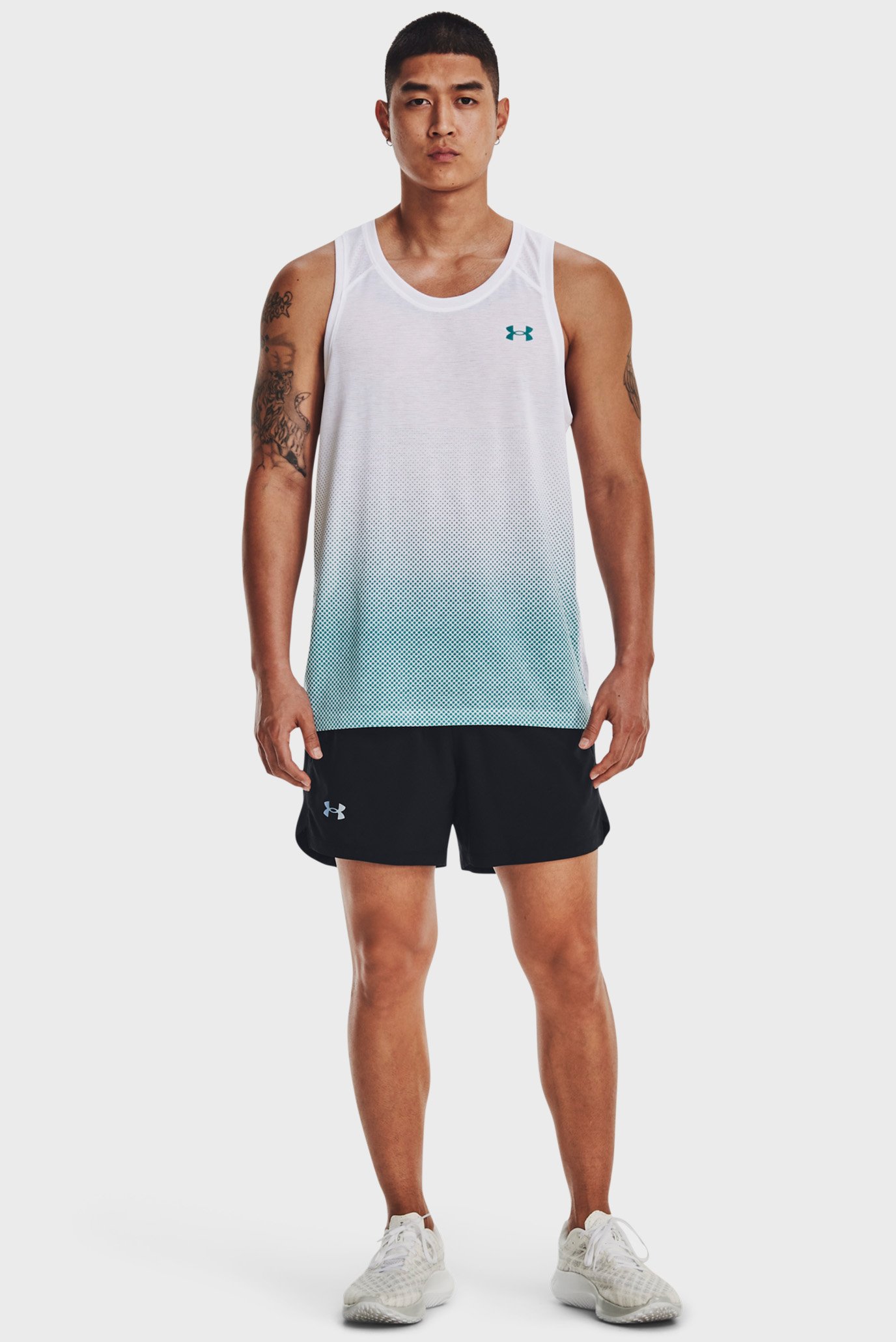 UA STREAKER WIND SINGLET Under Armour 1377842 100 MD Fashion