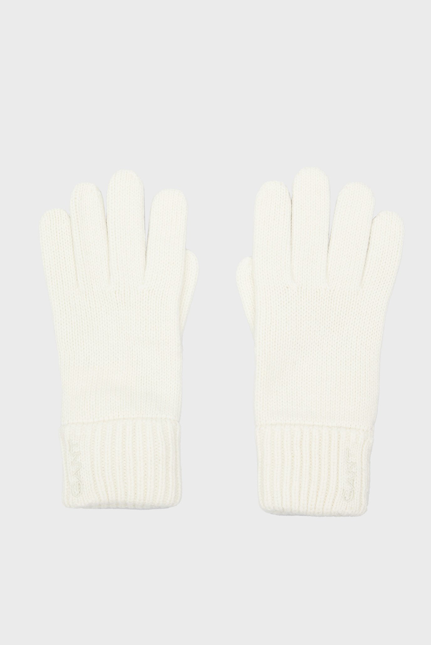 Жіночі перлові вовняні рукавички WOOL KNIT GLOVES 1