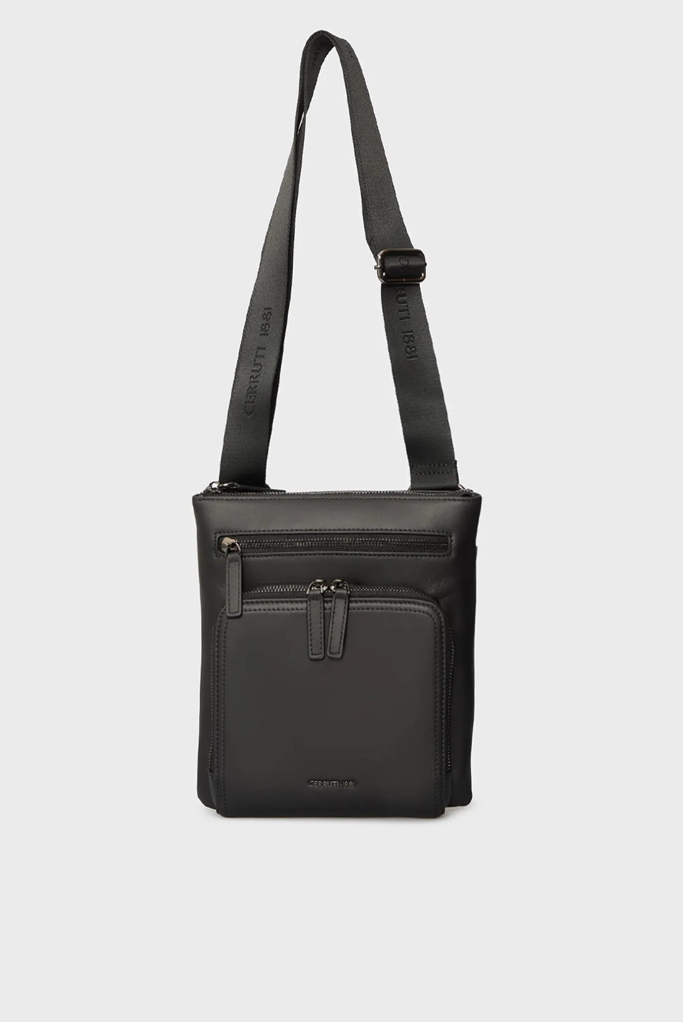 Чоловіча чорна шкіряна сумка RORY 5