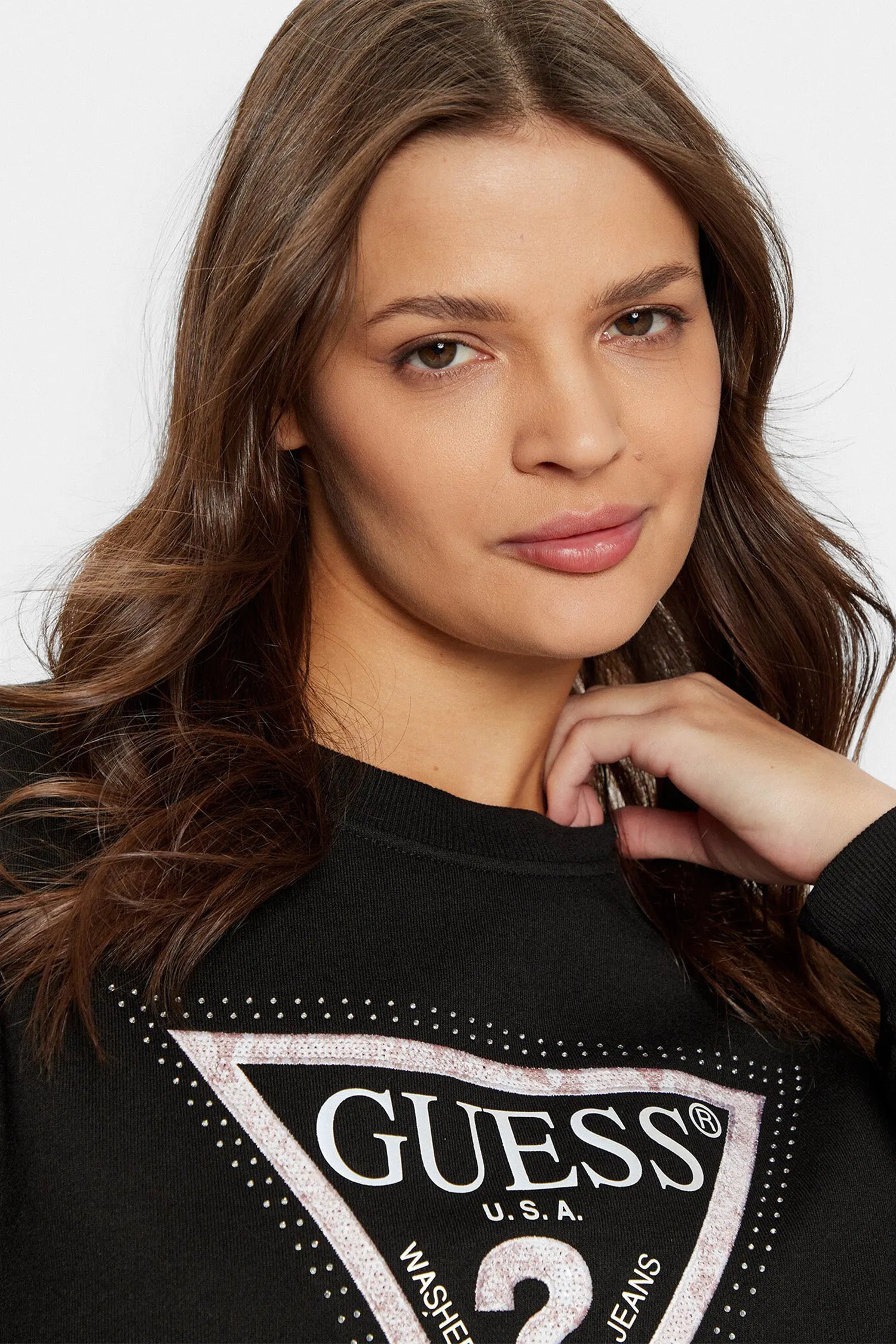 Женский черный свитшот 2