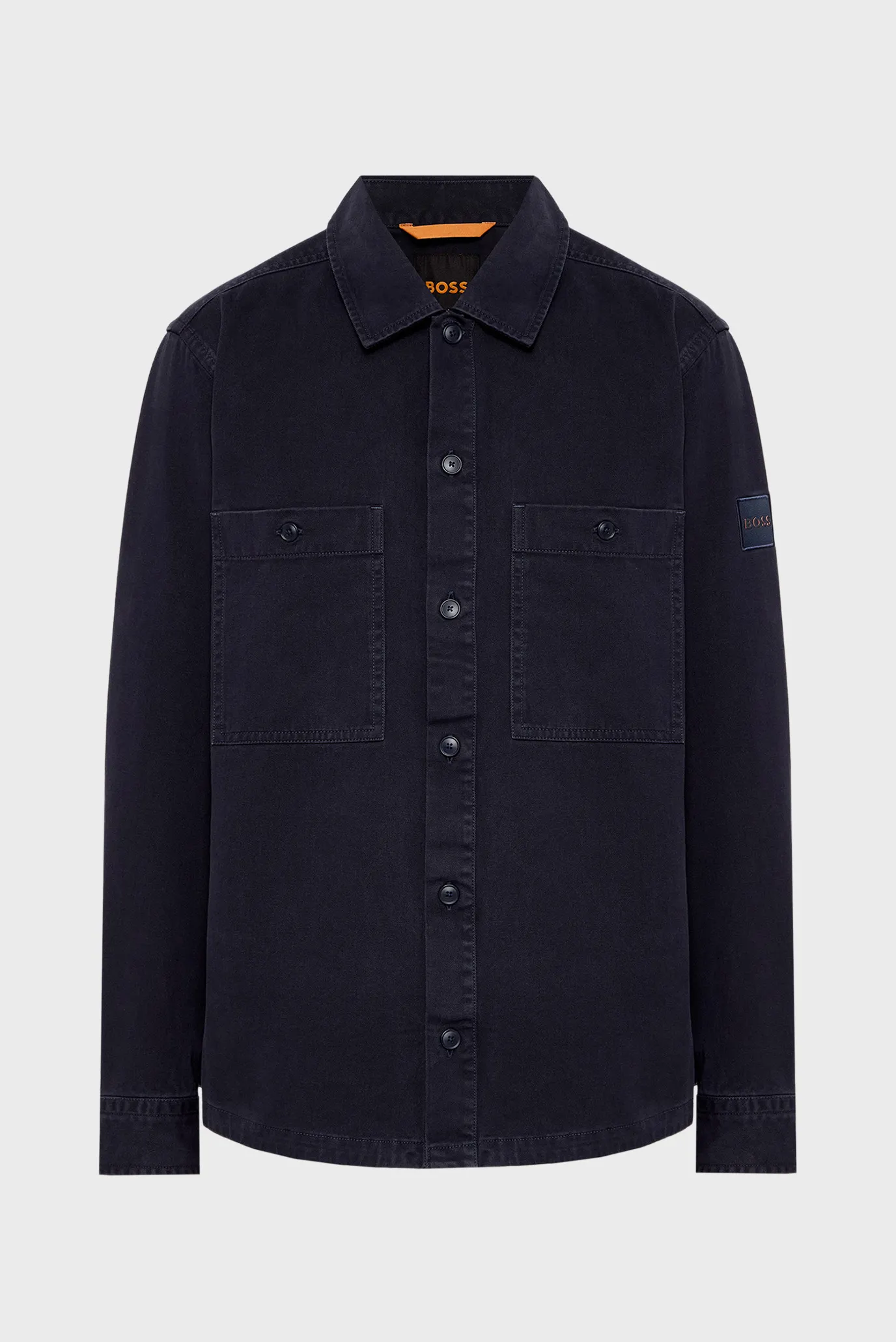 Чоловіча темно-синя сорочка 1