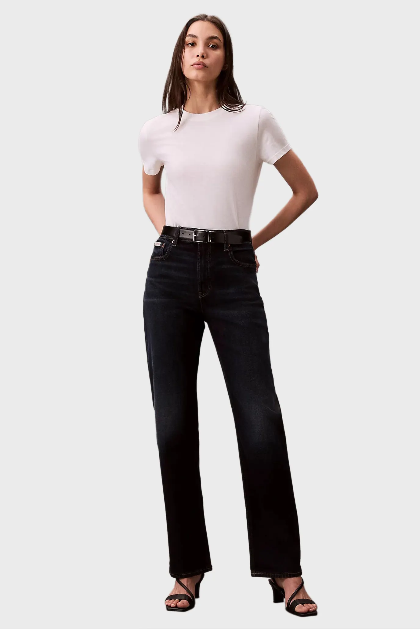 Женские темно-синие джинсы RISE 1