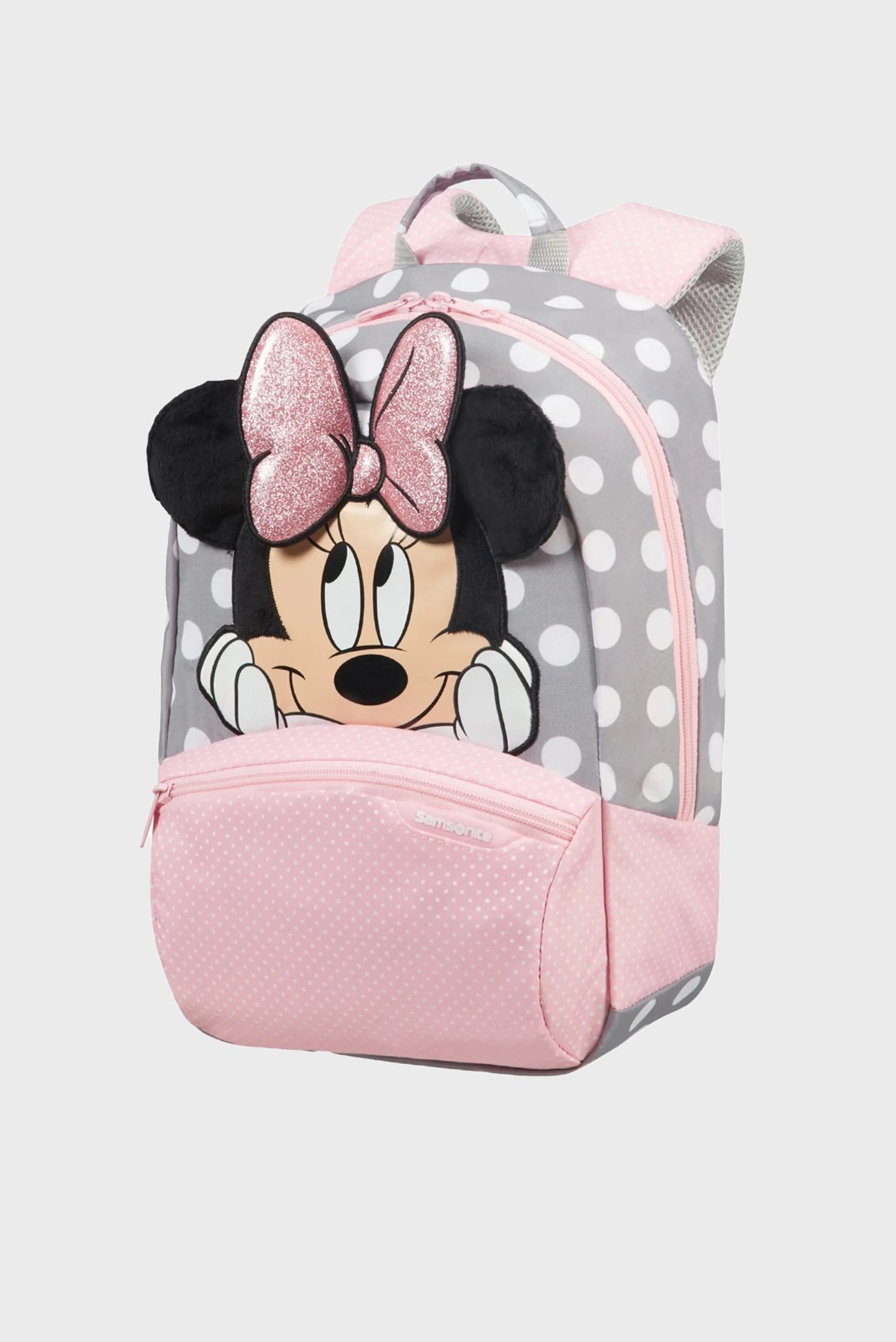 Детский розовый рюкзак s, DISNEY ULTIMATE 2.0 MINNIE GLITTER 1