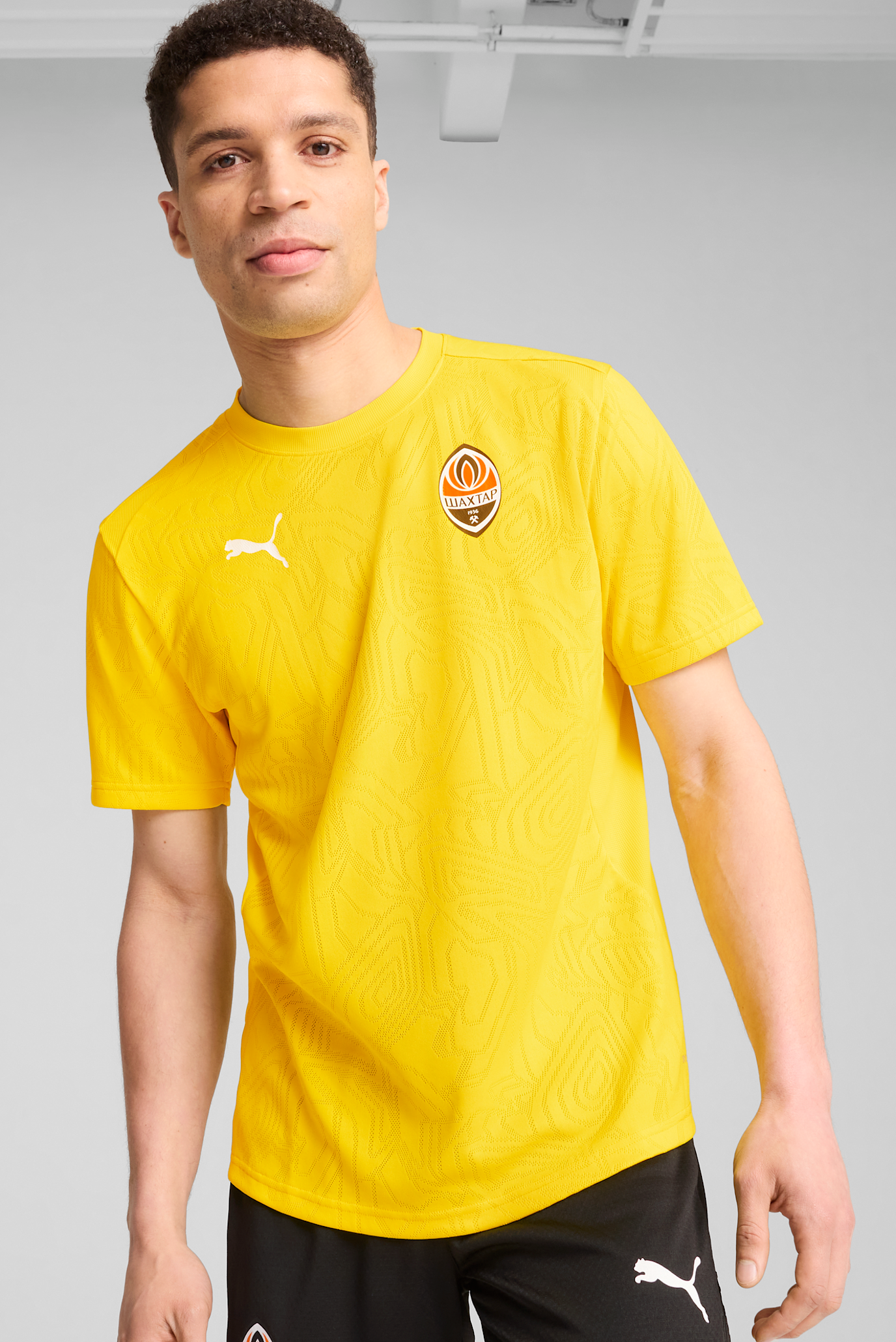 Мужская желтая футболка FC Shakhtar Donetsk Training Jersey Men 1