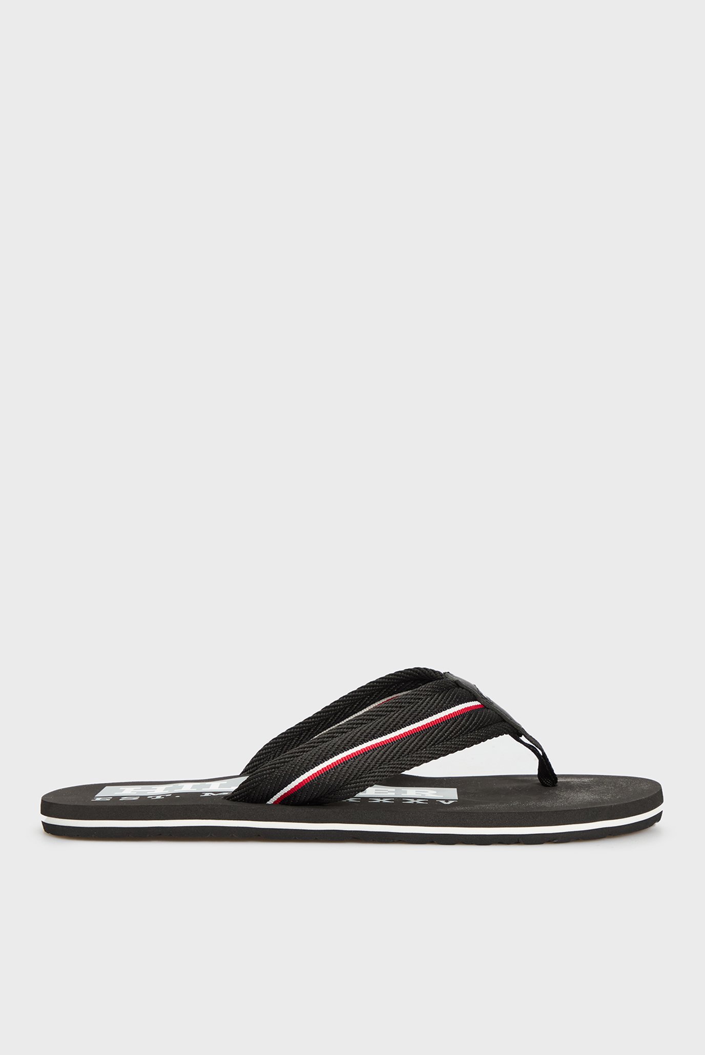 Чоловічі чорні в'єтнамки CORPORATE HILFIGER BEACH SANDAL 1