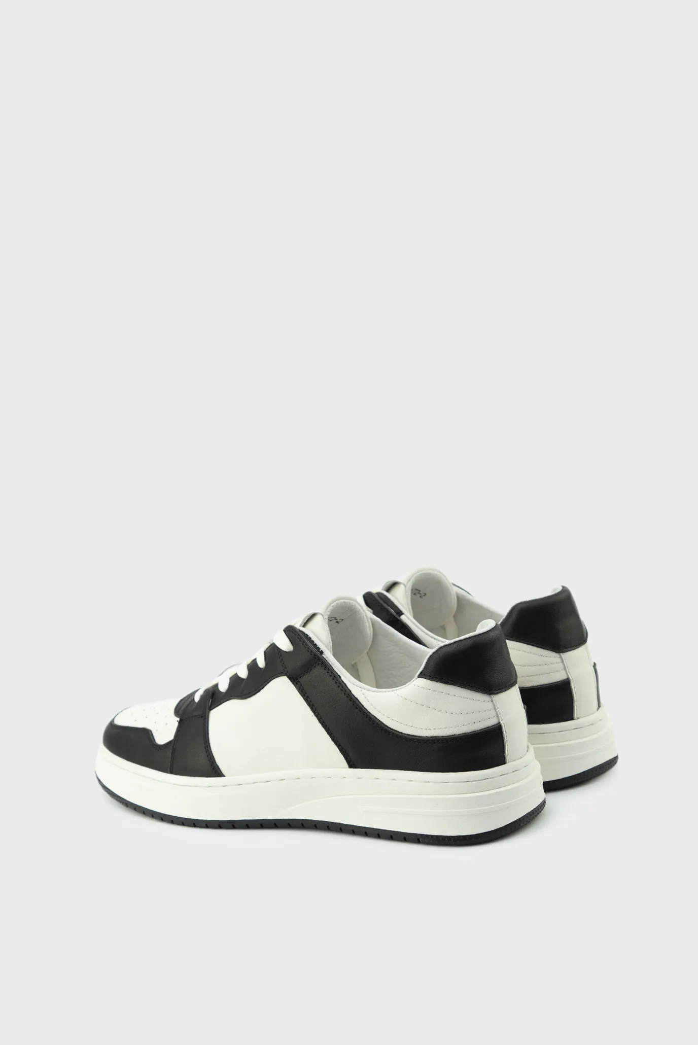 Мужские белые кожаные сникерсы 5