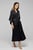 Жіночий темно-сірий шовковий халат у смужку