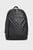 Чоловічий чорний рюкзак з візерунком MILANO BKCPCK W VERTICAL ZIP