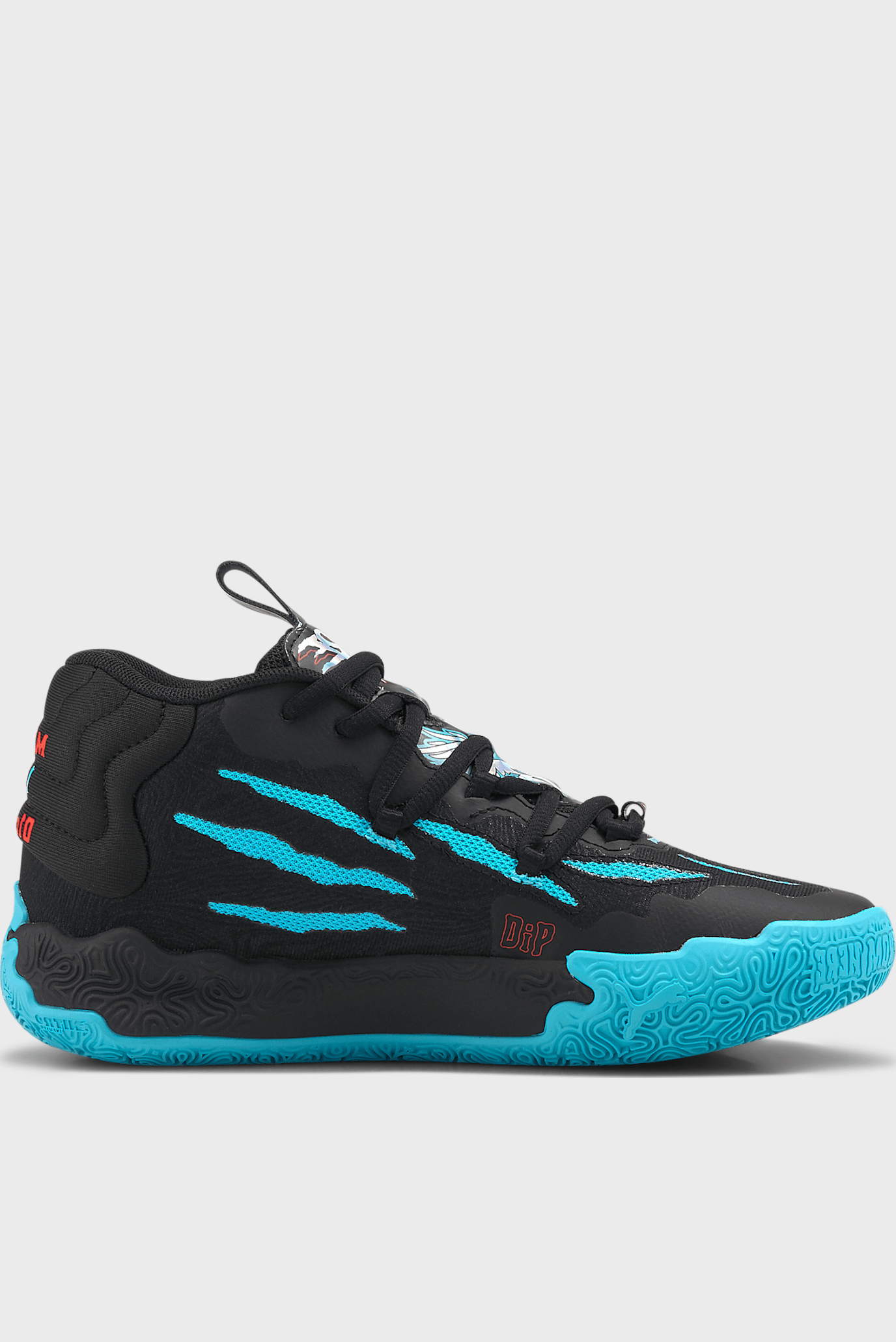 Детские черные кроссовки MB.03 Blue Hive Youth Basketball Shoes 1