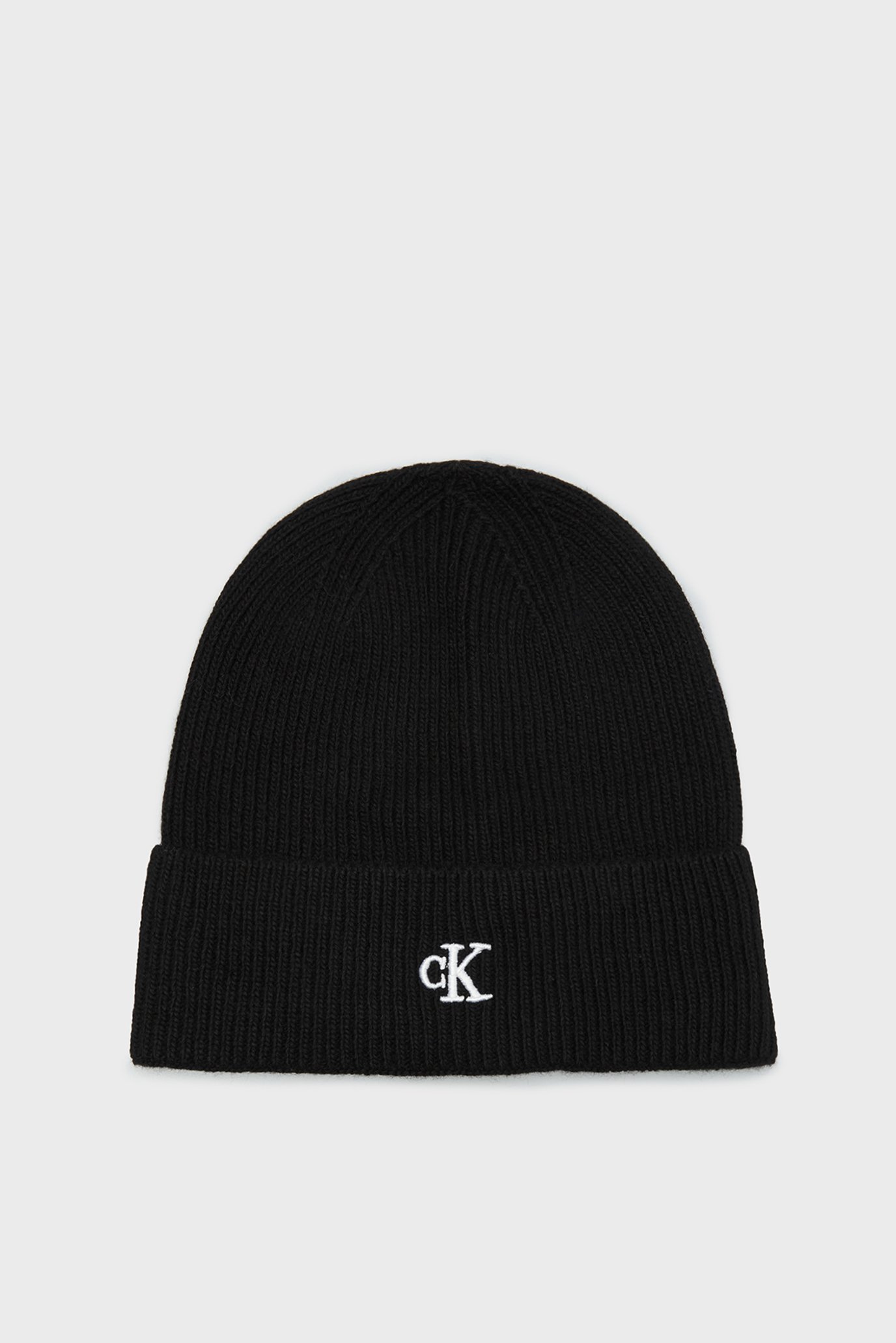 Жіноча чорна шапка ARCHIVE LOGO BEANIE 1