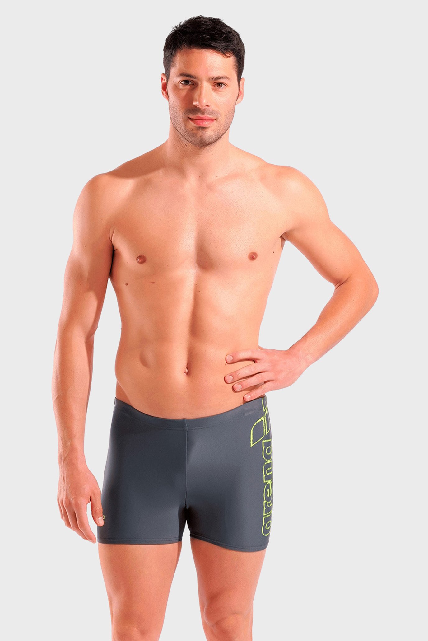 Мужские темно-серые плавки SCRATCHY SWIM SHORT Серый 80 Arena 010281-560 Мужские темно-серые плавки SCRATCHY SWIM SHORT Серый 80 Arena 010281-560
