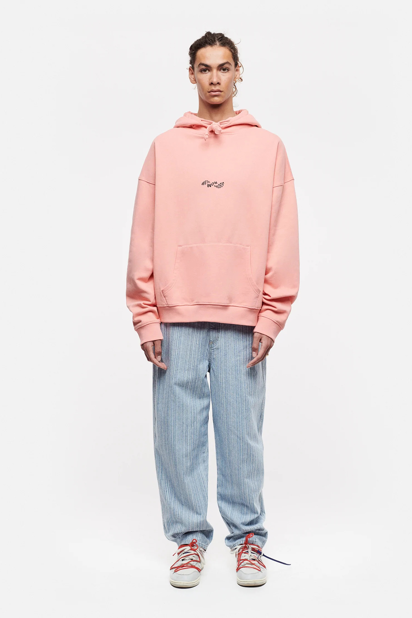 Мужское коралловое худи Oversized Scribbled H Коралловый XS Preach 206161 Мужское коралловое худи Oversized Scribbled H Коралловый XS Preach 206161