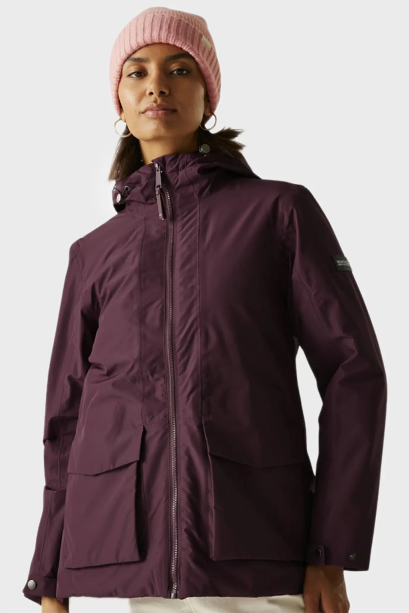 Жіноча фіолетова куртка 1