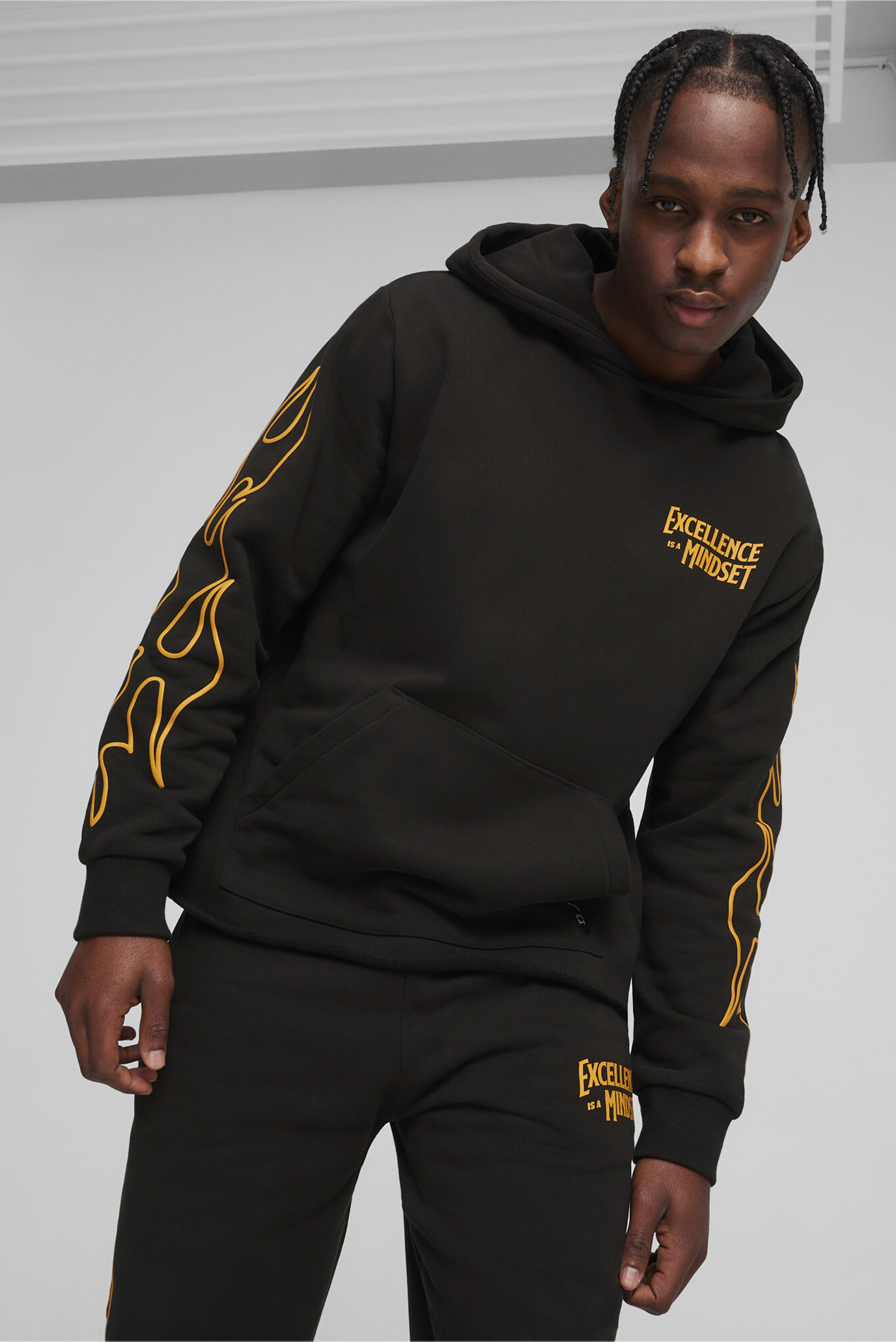 Мужское черное худи Caution Men's Basketball Hoodie 1