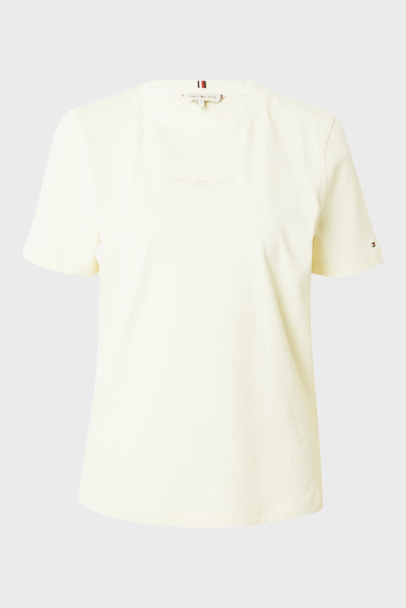 Женская белая футболка REG MUTED GMD CORP LOGO 1