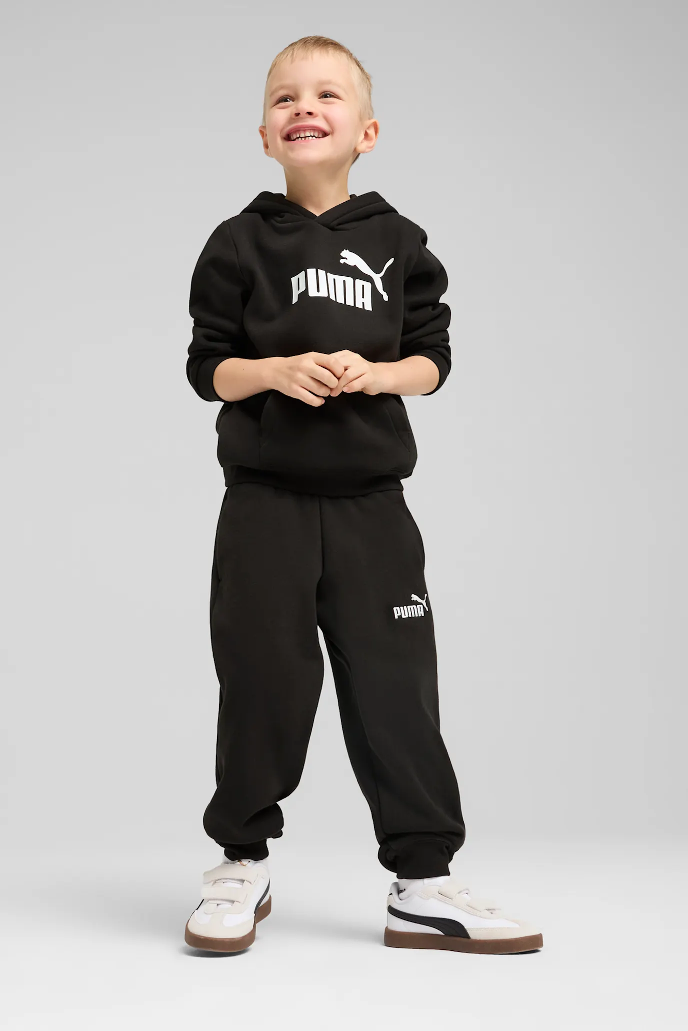 Детское черное худи ESS No. 1 Logo Fleece Hoodie Kids 2