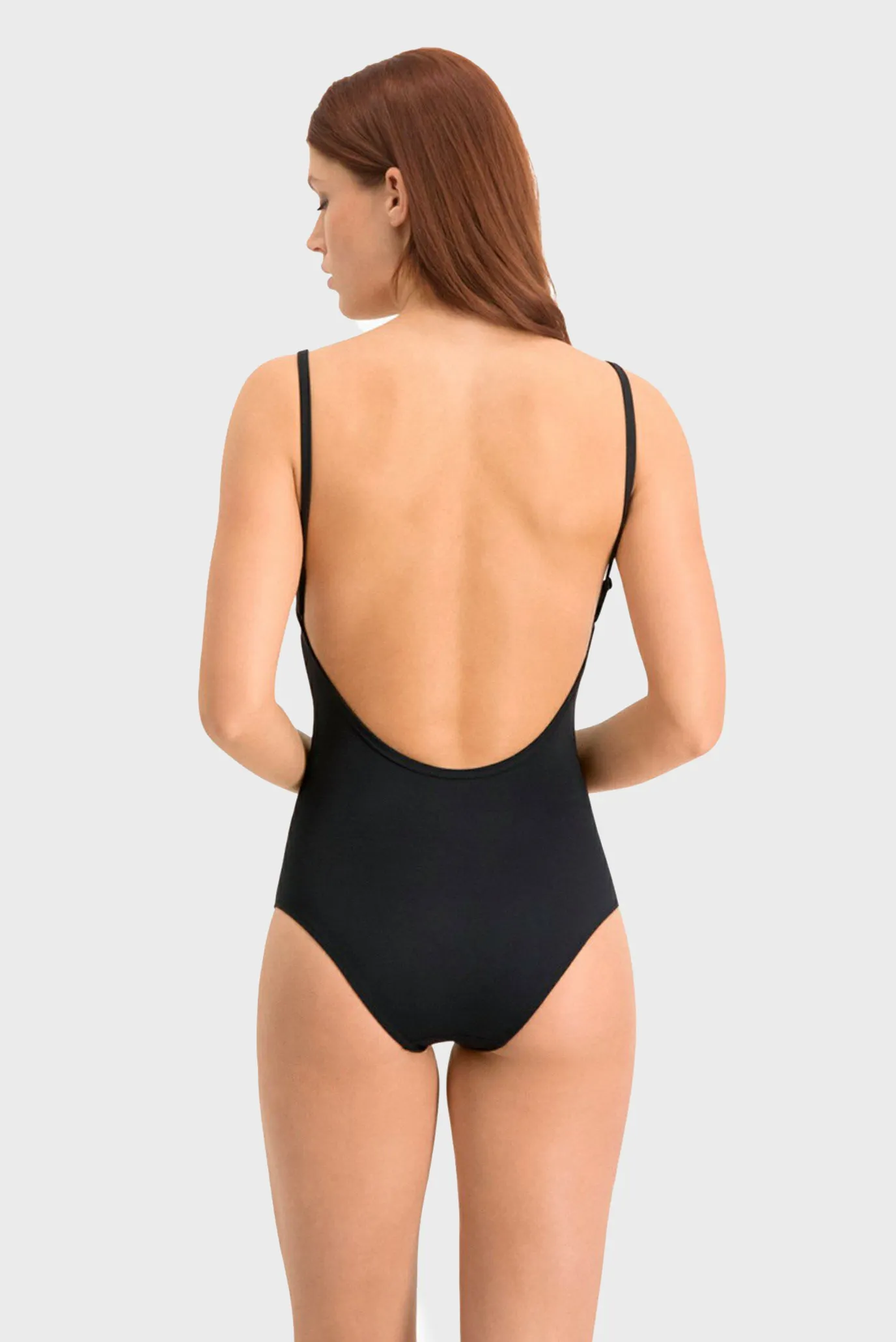 Женский черный купальник Swim Women’s V-Neck Cross-back Swimsuit 4