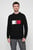 Мужской черный свитер Lewis Hamilton BOX AW RIBBED MOCK NECK