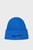 Женская синяя шапка essential logo beanie