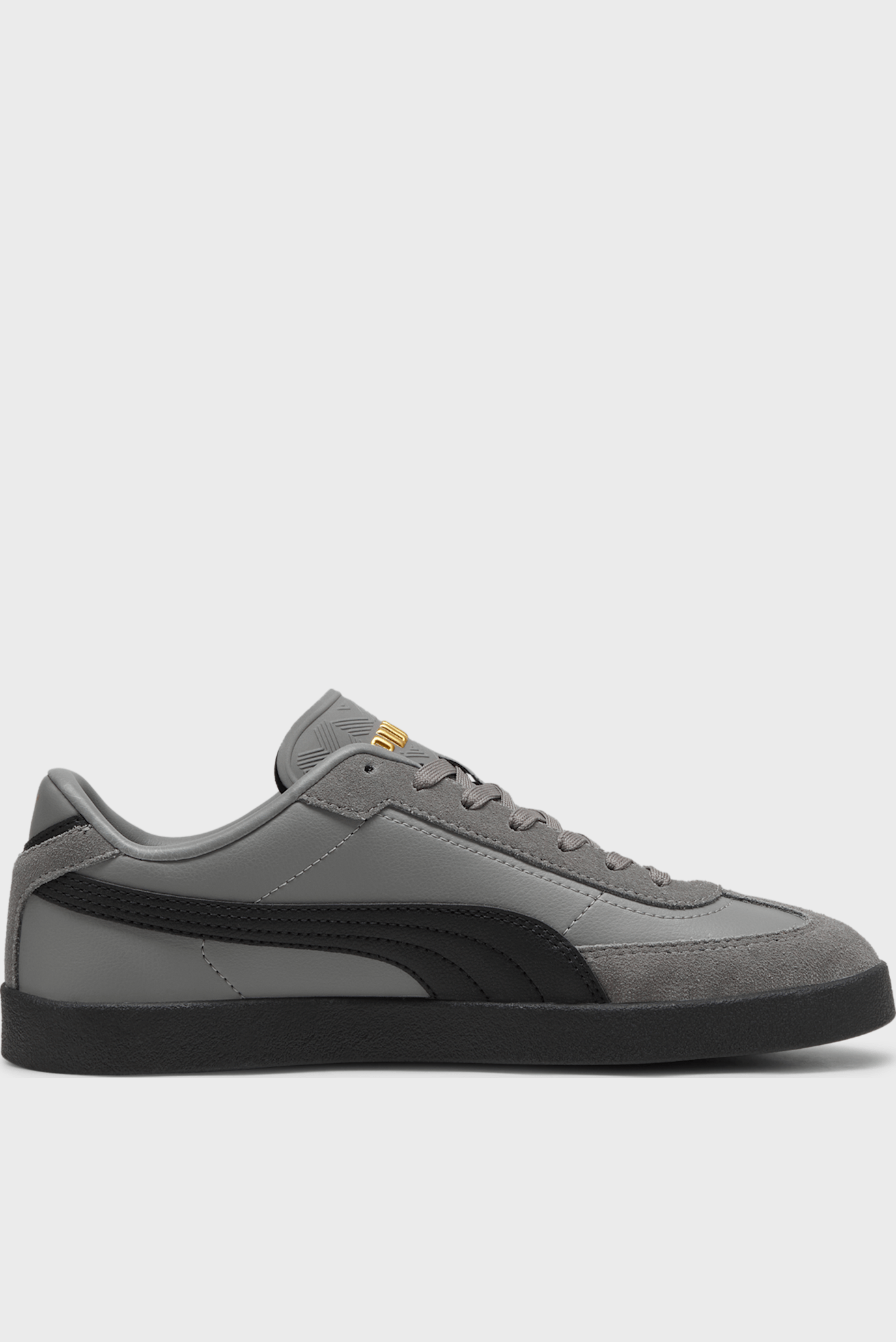 Серые кожаные сникерсы PUMA Club II Era Sneakers Unisex 1