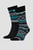 Чорні шкарпетки з візерунком (2 пари)
