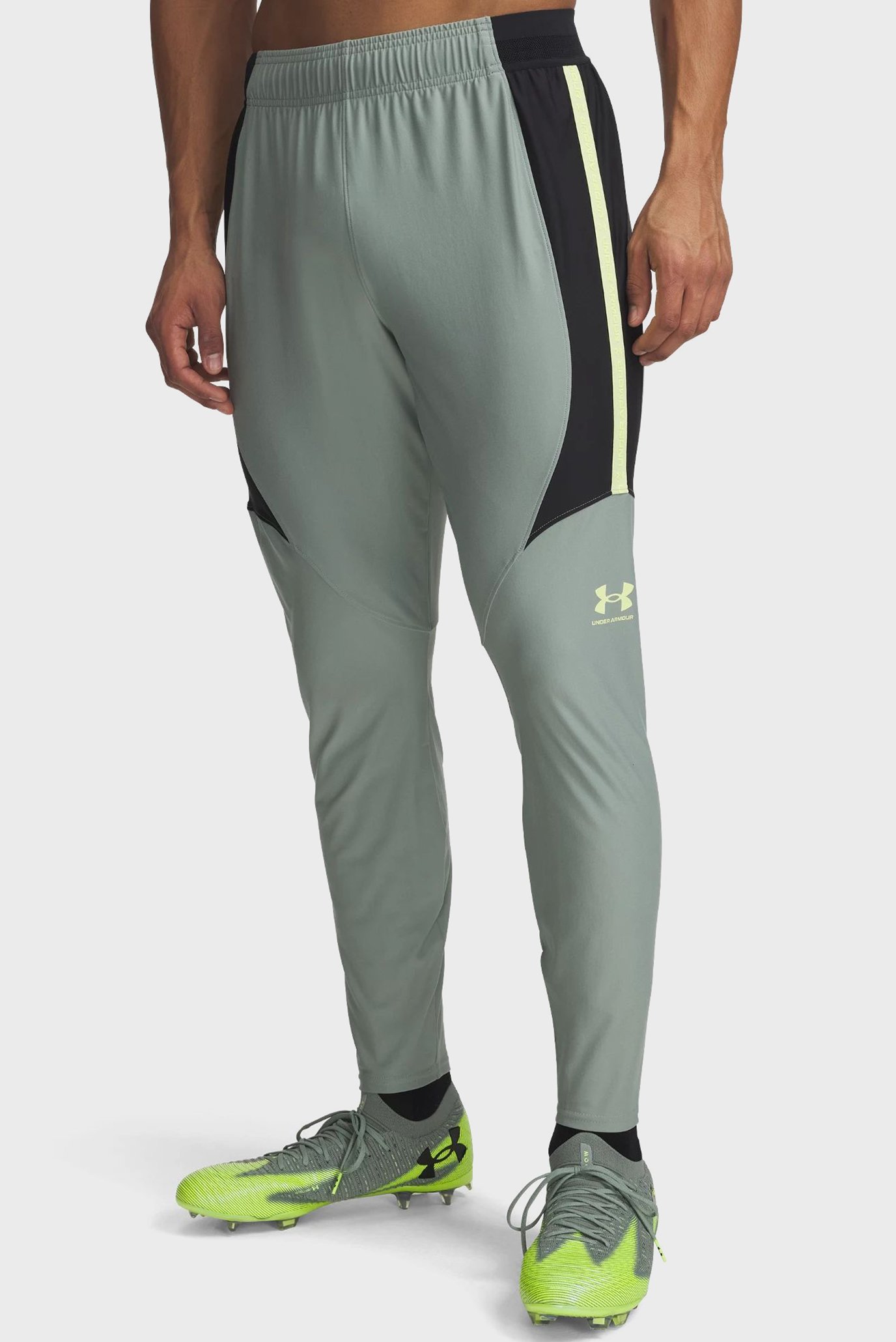 Мужские мятные спортивные брюки UA Ms Ch. Pro Pant Ментоловый L Under Armour 1379448-348 Мужские мятные спортивные брюки UA Ms Ch. Pro Pant Ментоловый L Under Armour 1379448-348