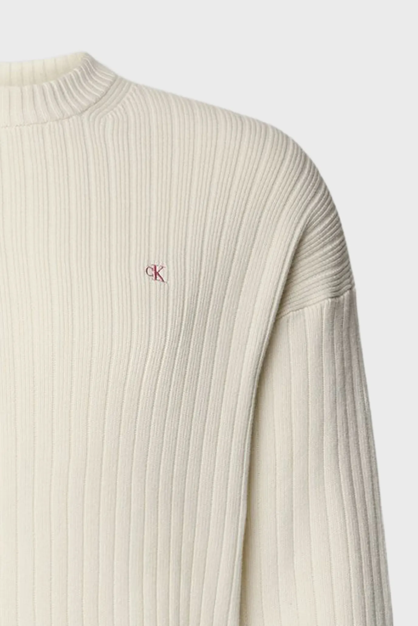 Мужской белый джемпер VERTICAL TEXTURE 6