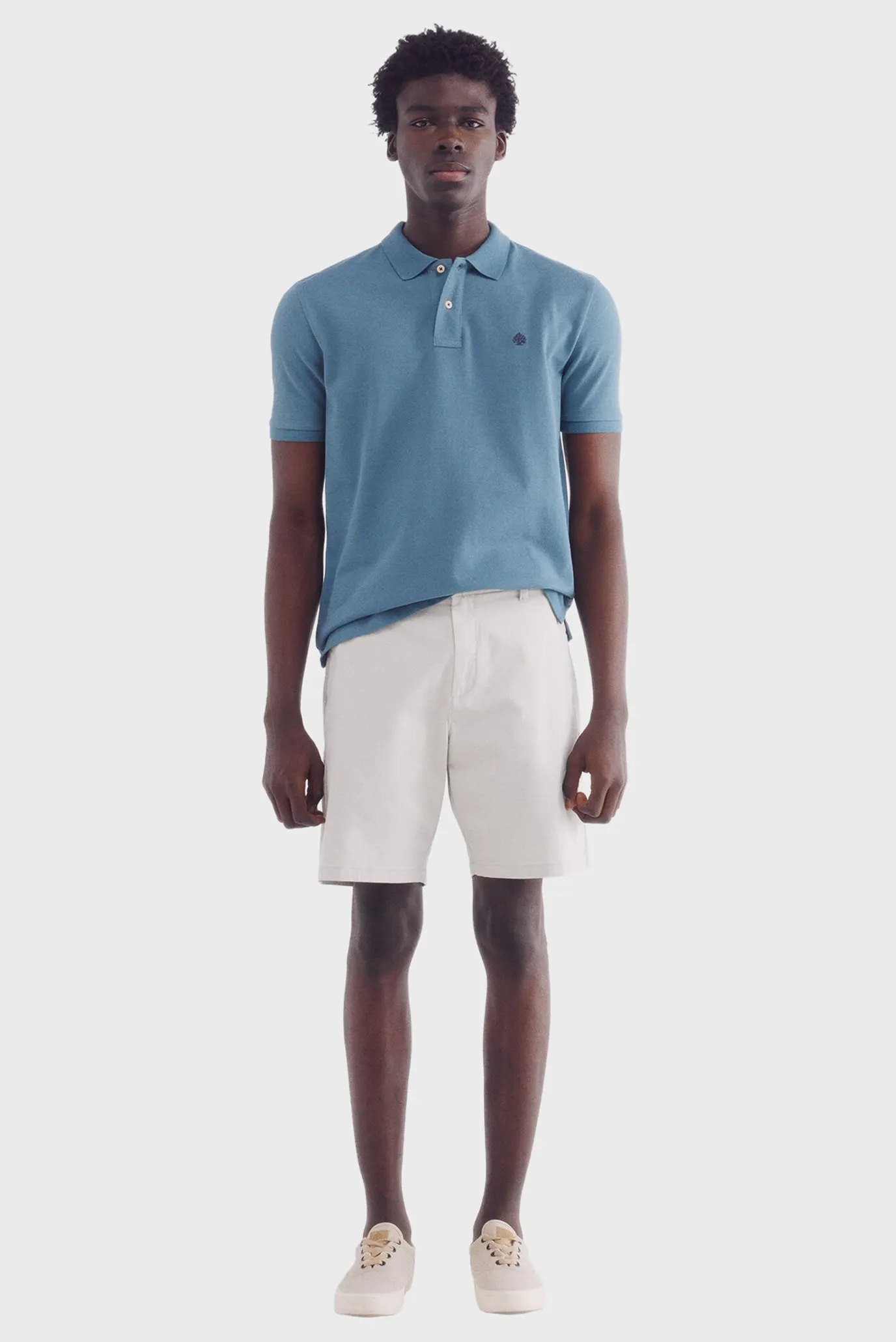 Мужское голубое поло 2