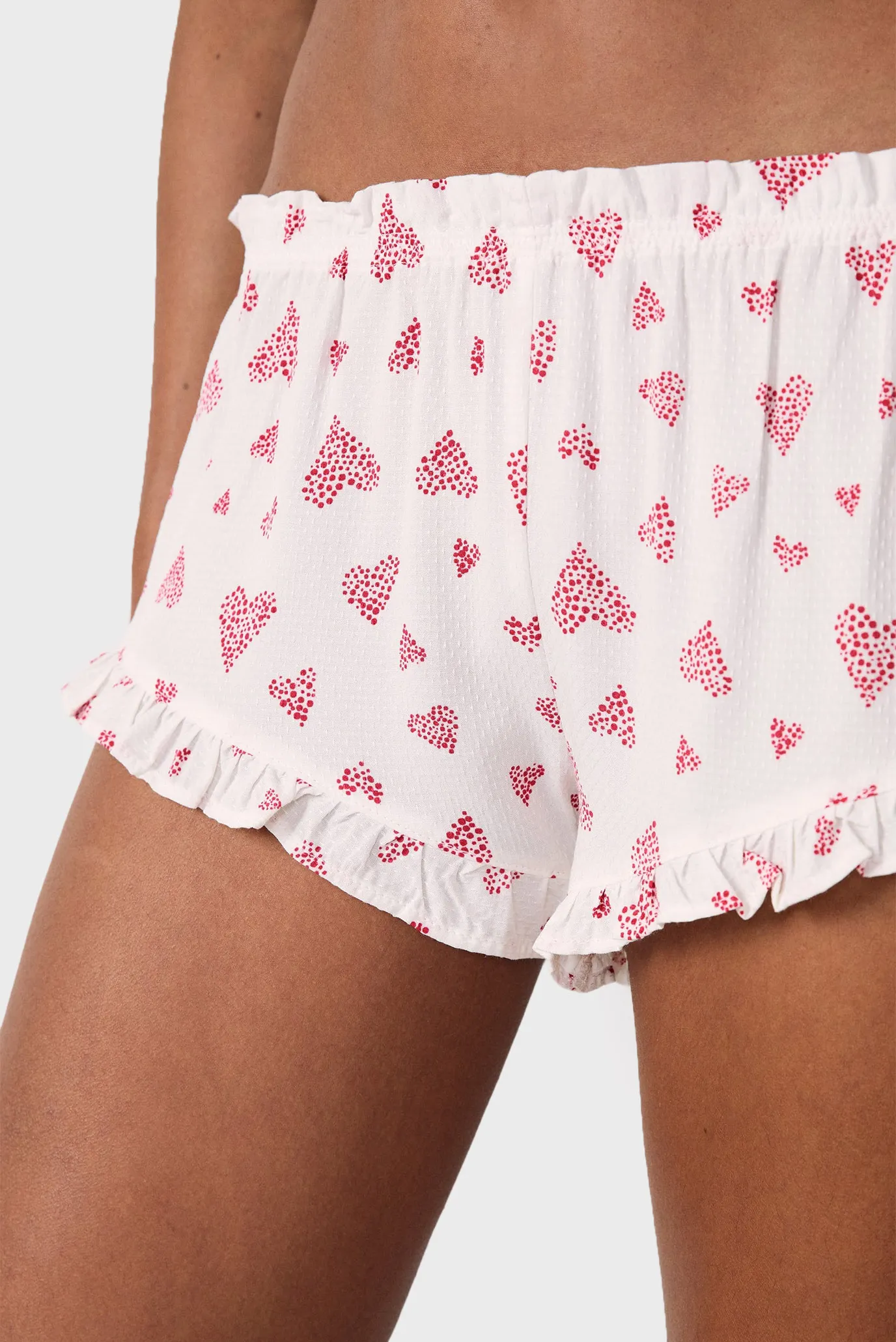 Женские белые шорты с узором CARSON 2