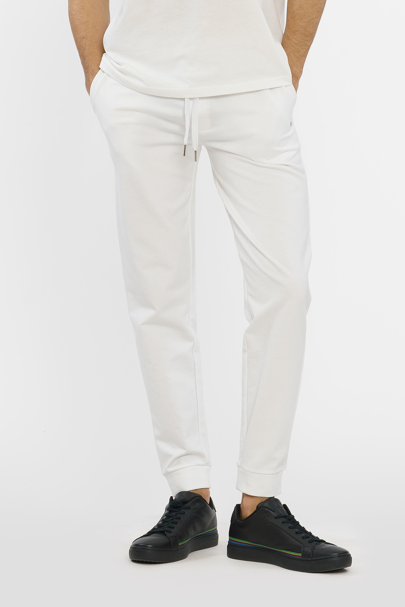 Мужские белые спортивные брюки 1