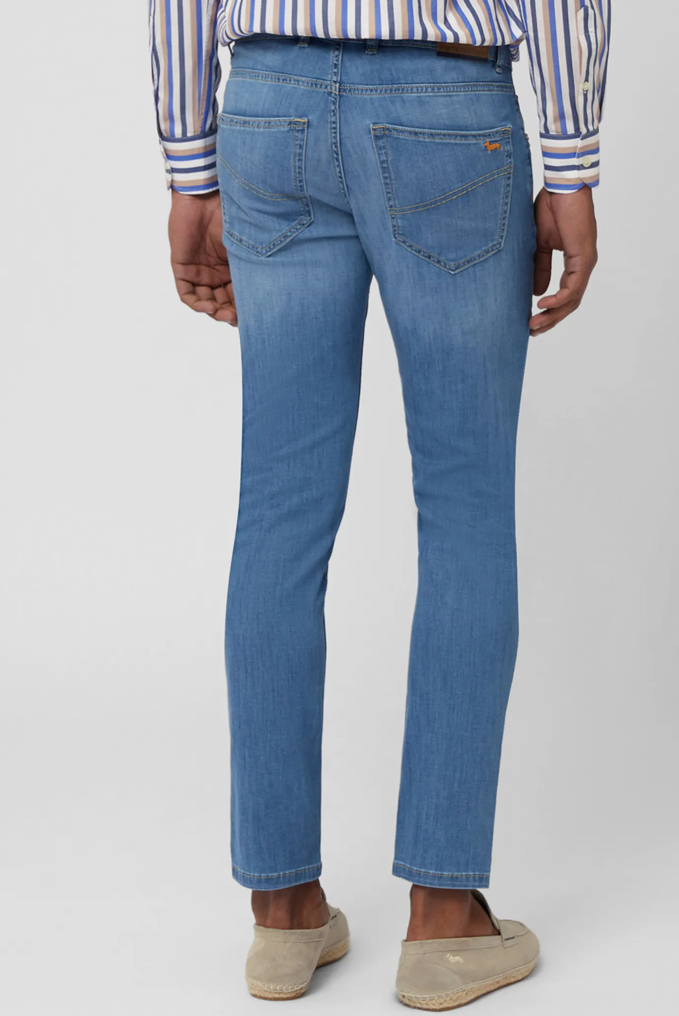 Мужские голубые джинсы 2