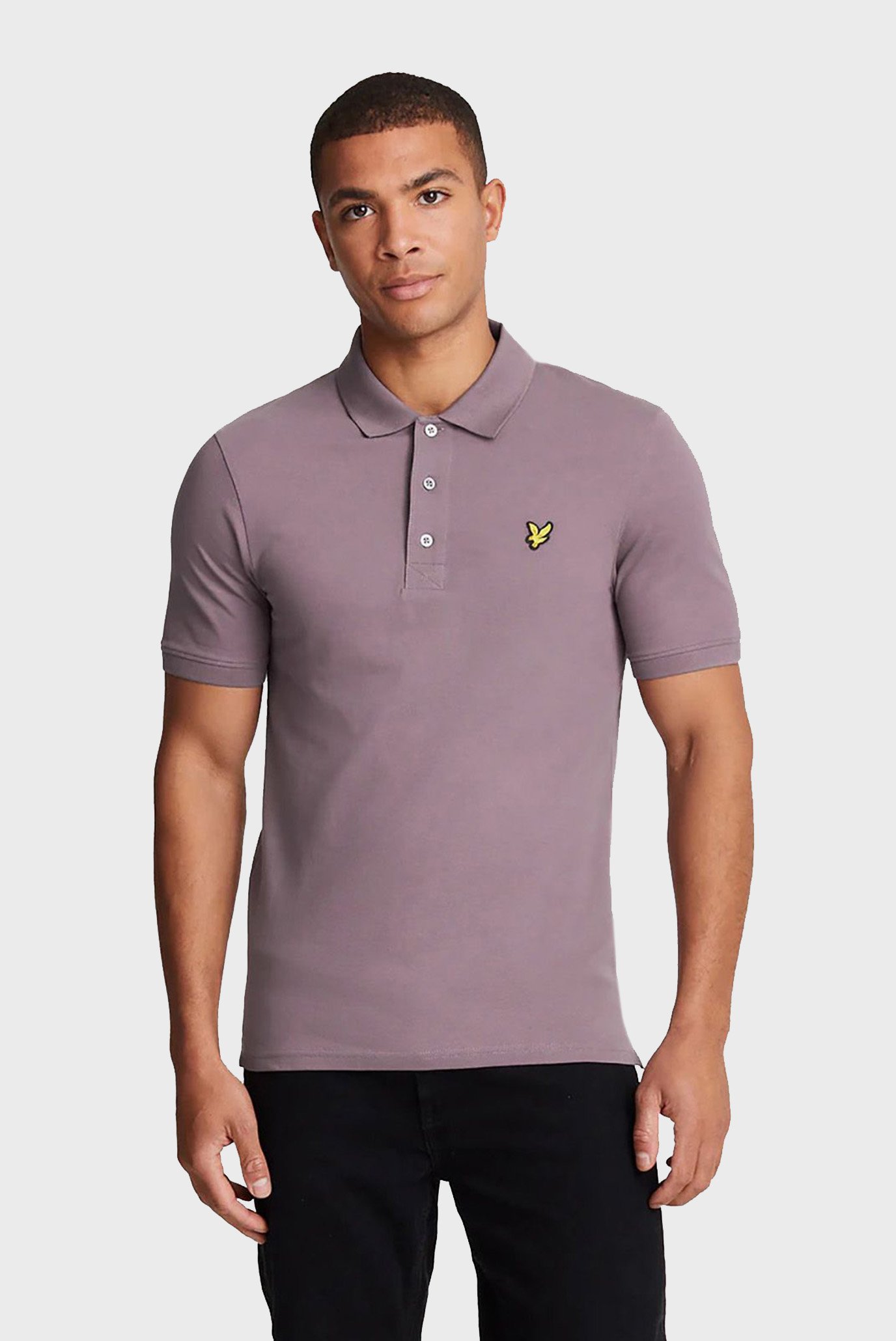 Чоловіче фіолетове поло PLAIN POLO SHIRT 1