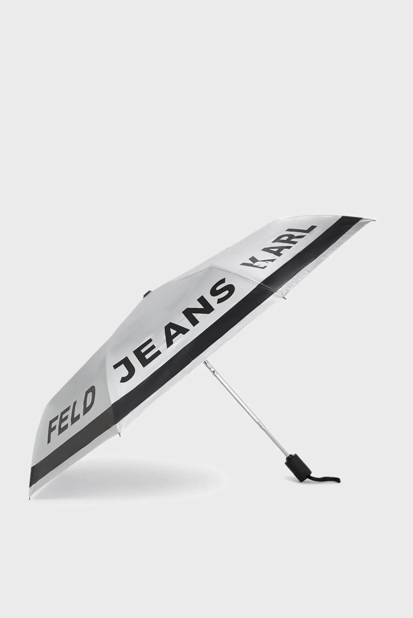 Женский серый зонт logo 1