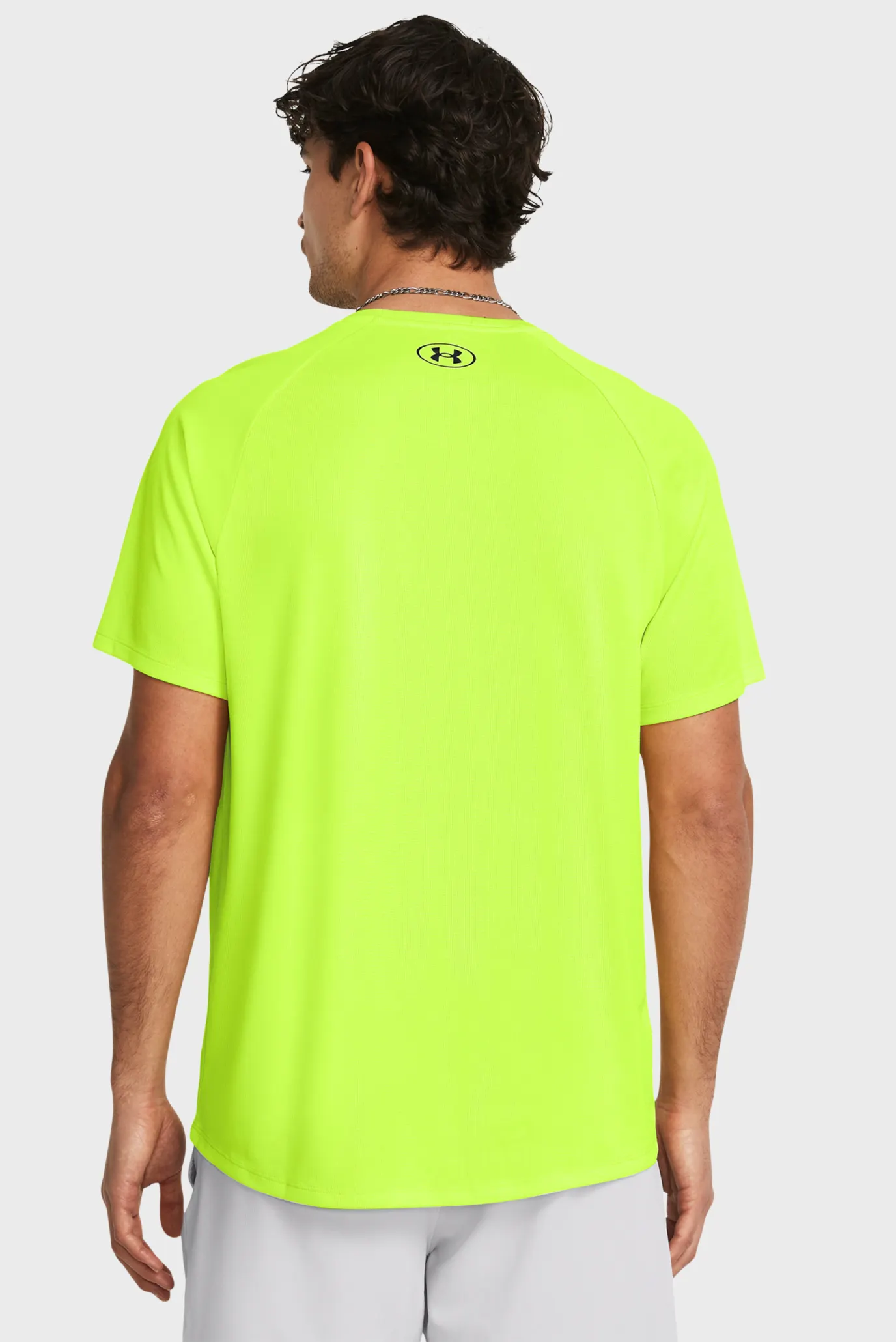 Мужская желтая футболка UA Tech Textured SS 2