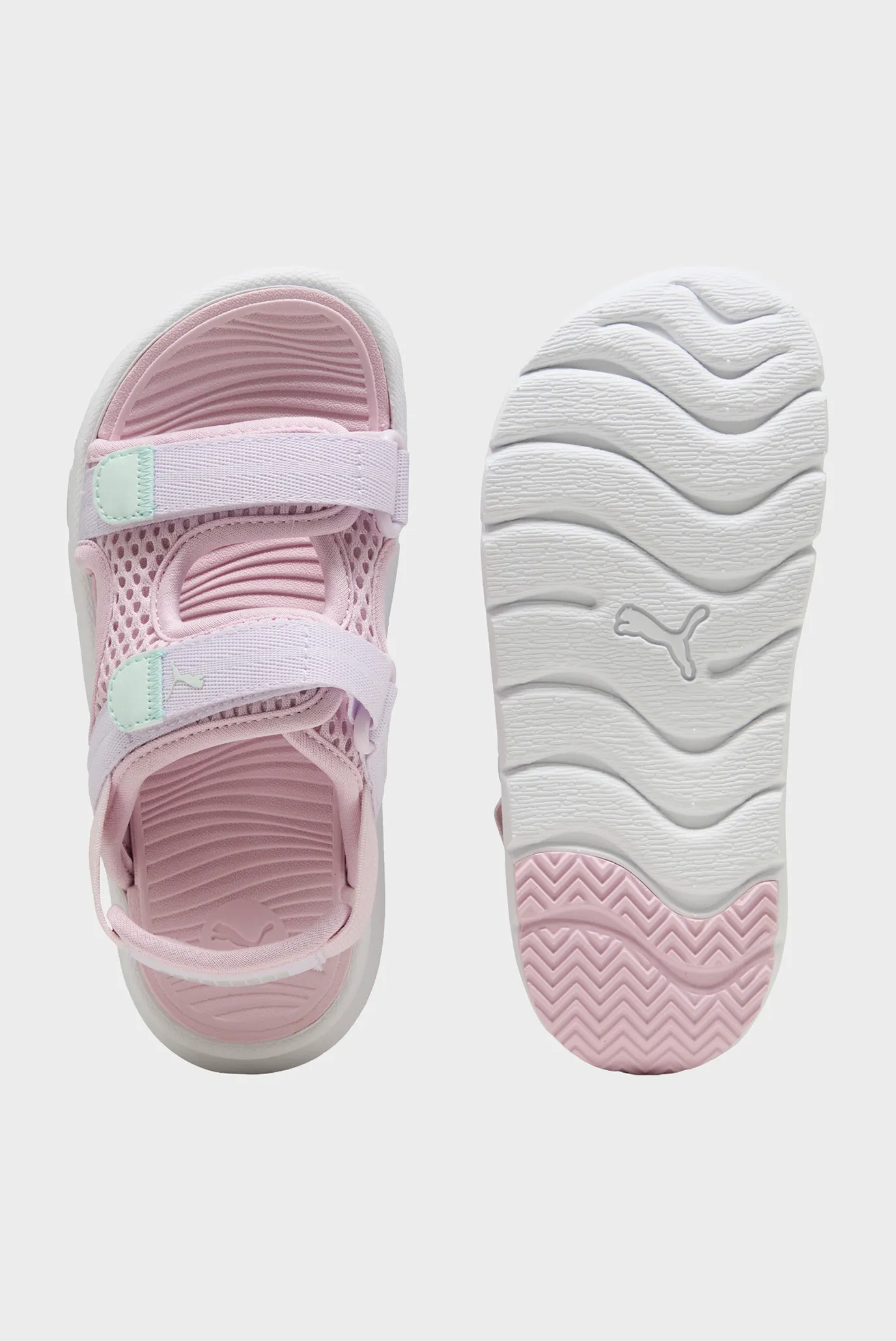 Детские пудровые сандалии PUMA Evolve Sandals Kids 4